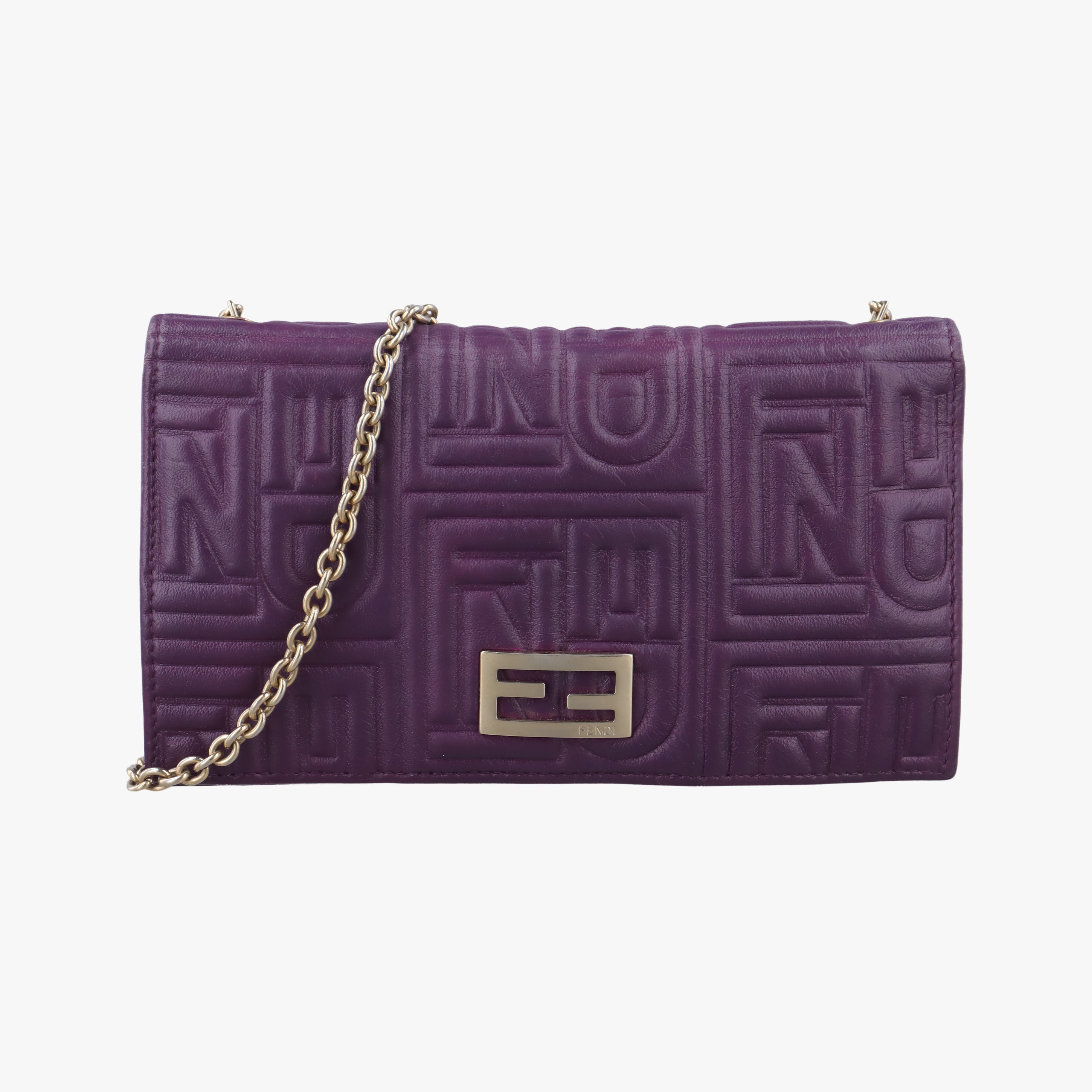 Embossed Logo Purple Leather 8M0219 2401-8M0219-YMY-089エンボス ロゴ パープル レザー 8M0219 2401-8M0219-YMY-089