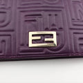 Embossed Logo Purple Leather 8M0219 2401-8M0219-YMY-089エンボス ロゴ パープル レザー 8M0219 2401-8M0219-YMY-089