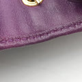 Embossed Logo Purple Leather 8M0219 2401-8M0219-YMY-089エンボス ロゴ パープル レザー 8M0219 2401-8M0219-YMY-089