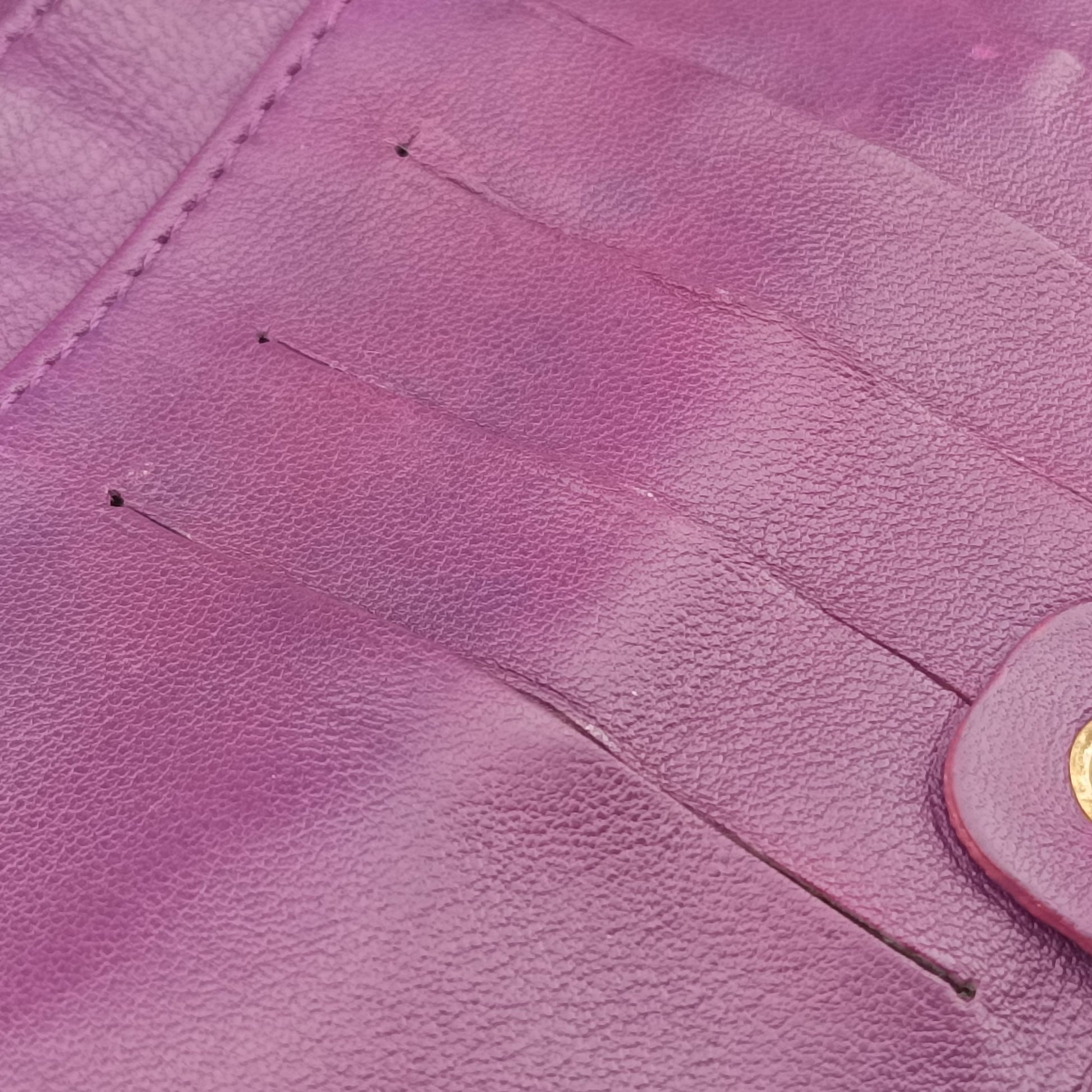 Embossed Logo Purple Leather 8M0219 2401-8M0219-YMY-089エンボス ロゴ パープル レザー 8M0219 2401-8M0219-YMY-089