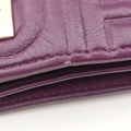 Embossed Logo Purple Leather 8M0219 2401-8M0219-YMY-089エンボス ロゴ パープル レザー 8M0219 2401-8M0219-YMY-089