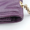 Embossed Logo Purple Leather 8M0219 2401-8M0219-YMY-089エンボス ロゴ パープル レザー 8M0219 2401-8M0219-YMY-089