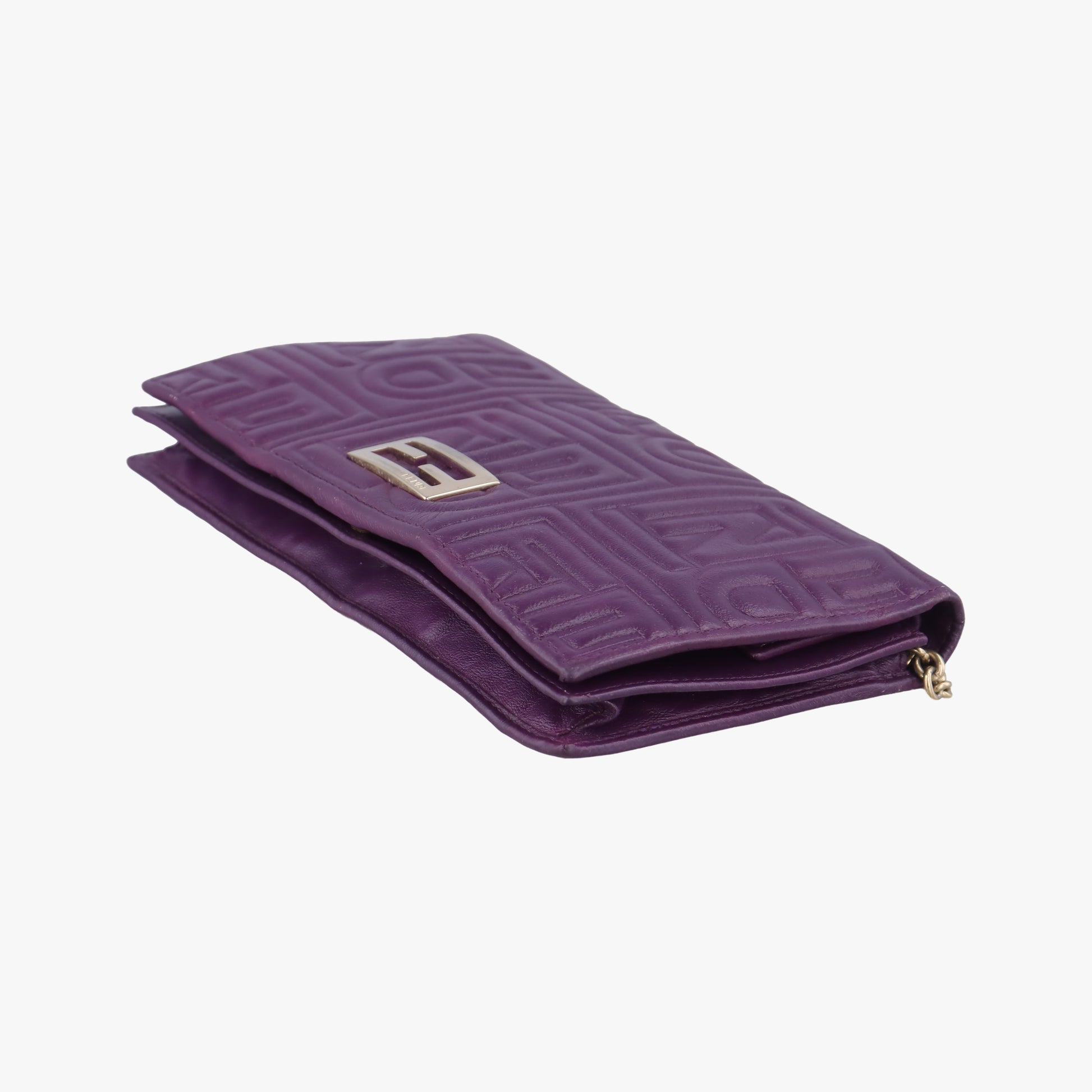 Embossed Logo Purple Leather 8M0219 2401-8M0219-YMY-089エンボス ロゴ パープル レザー 8M0219 2401-8M0219-YMY-089