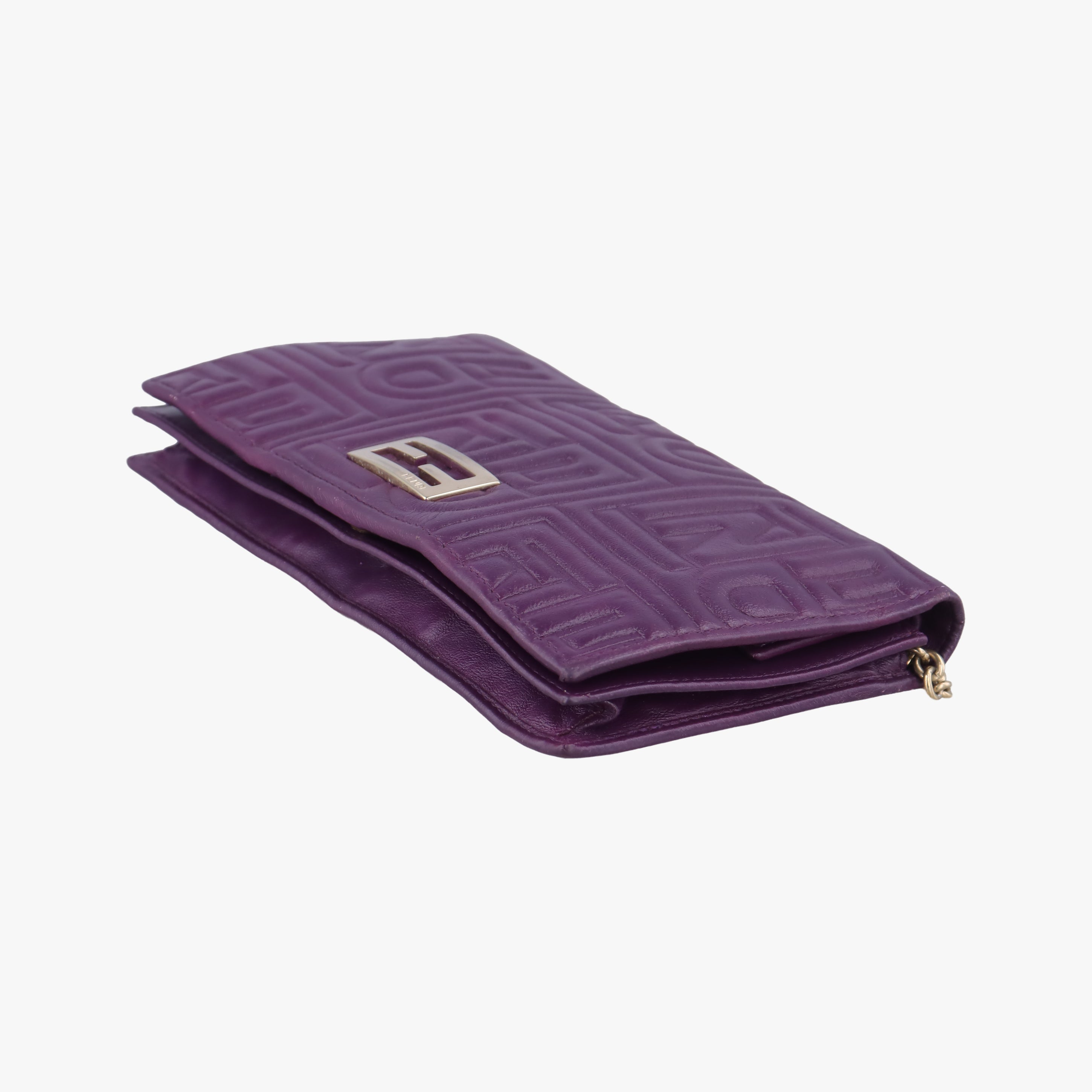 Embossed Logo Purple Leather 8M0219 2401-8M0219-YMY-089エンボス ロゴ パープル レザー 8M0219 2401-8M0219-YMY-089