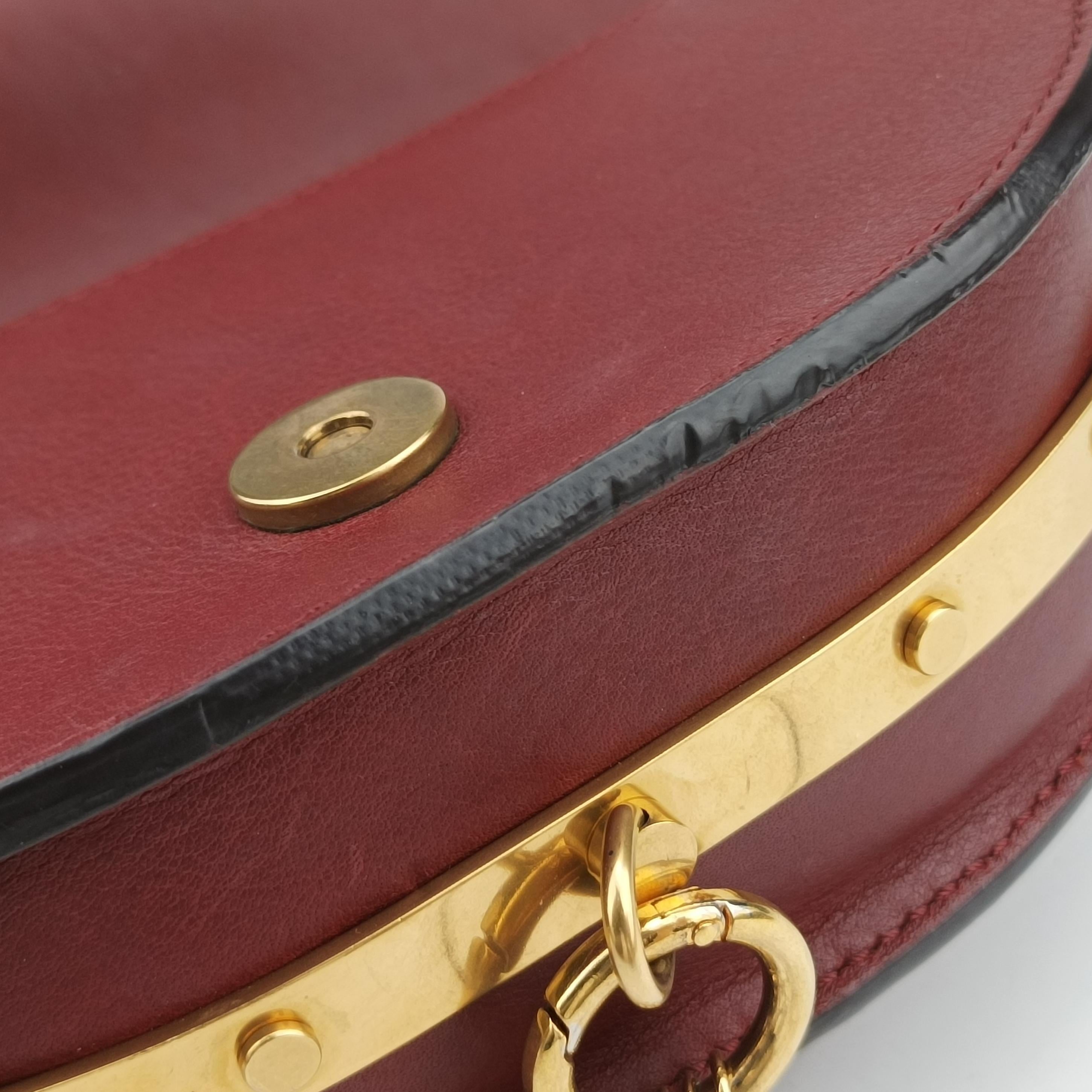 Nile Minaudiere Burgundy Leather 03-17-99-65ナイル ミノディエール ワインレッド レザー 03-17-99-65