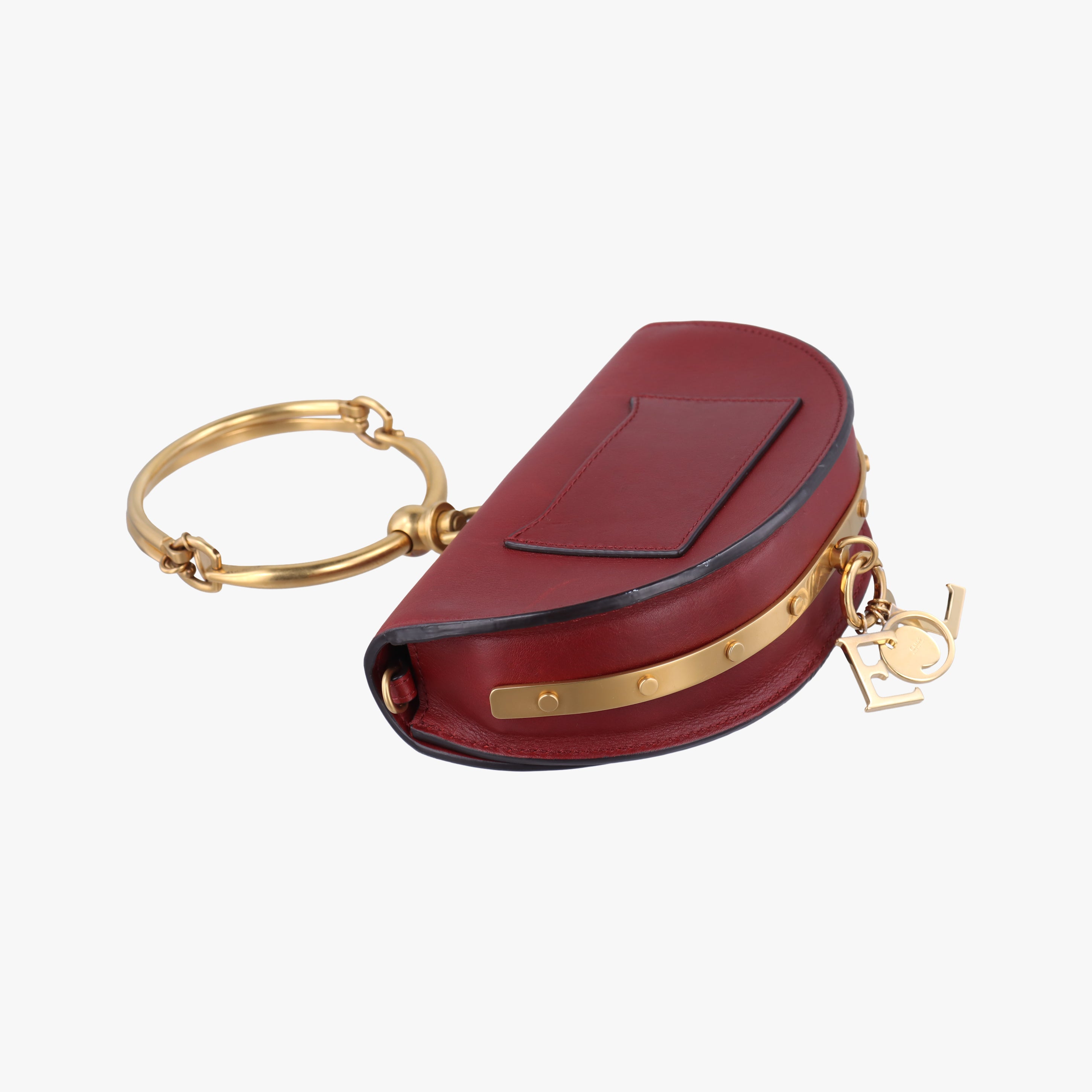 Nile Minaudiere Burgundy Leather 03-17-99-65ナイル ミノディエール ワインレッド レザー 03-17-99-65