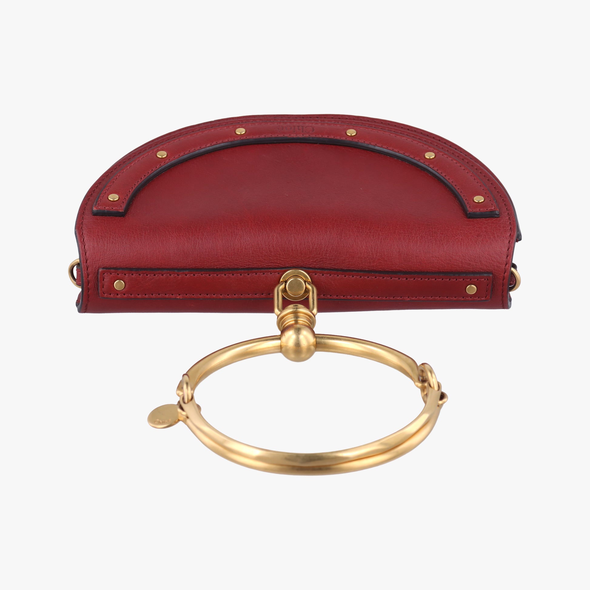 Nile Minaudiere Burgundy Leather 03-17-99-65ナイル ミノディエール ワインレッド レザー 03-17-99-65