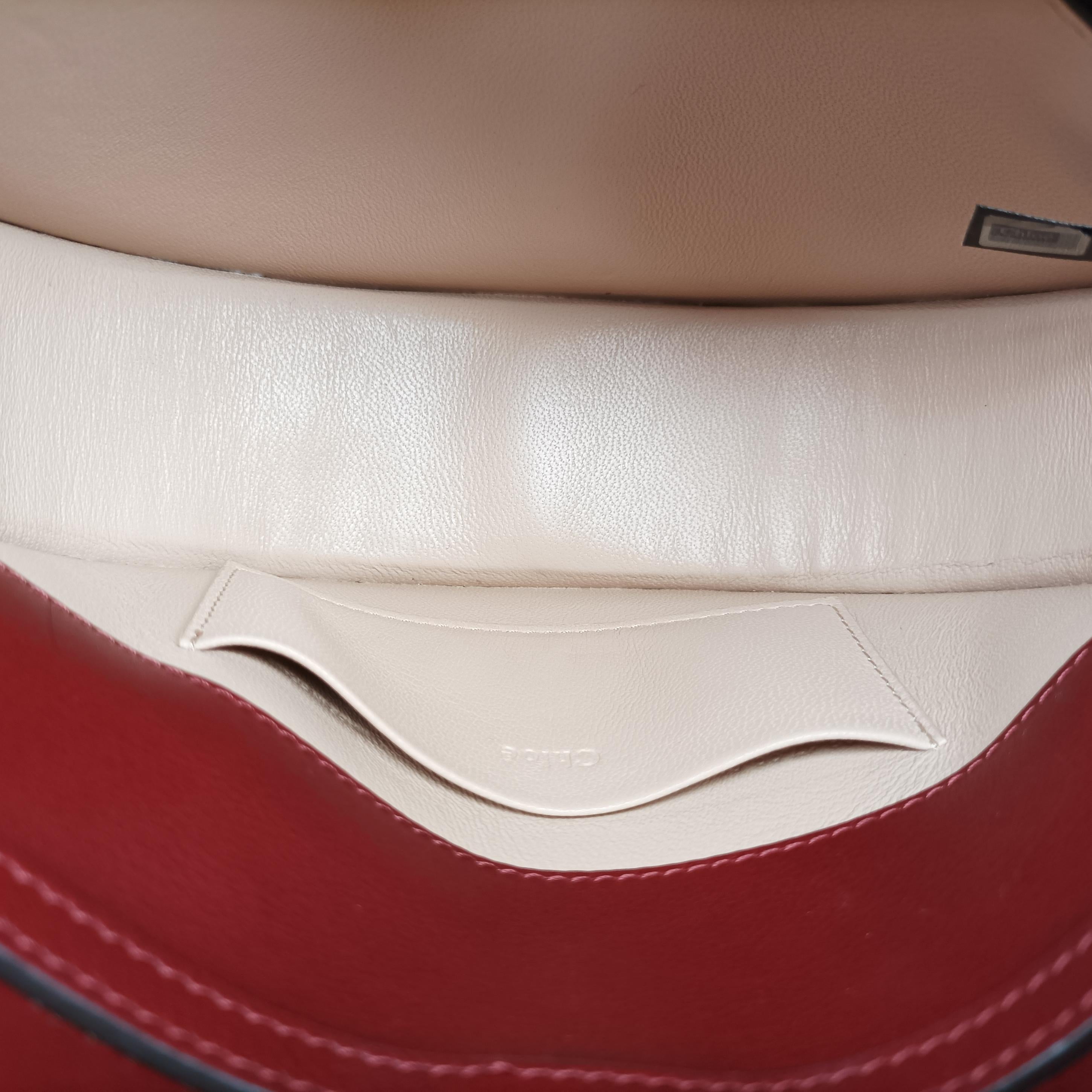 Nile Minaudiere Burgundy Leather 03-17-99-65ナイル ミノディエール ワインレッド レザー 03-17-99-65