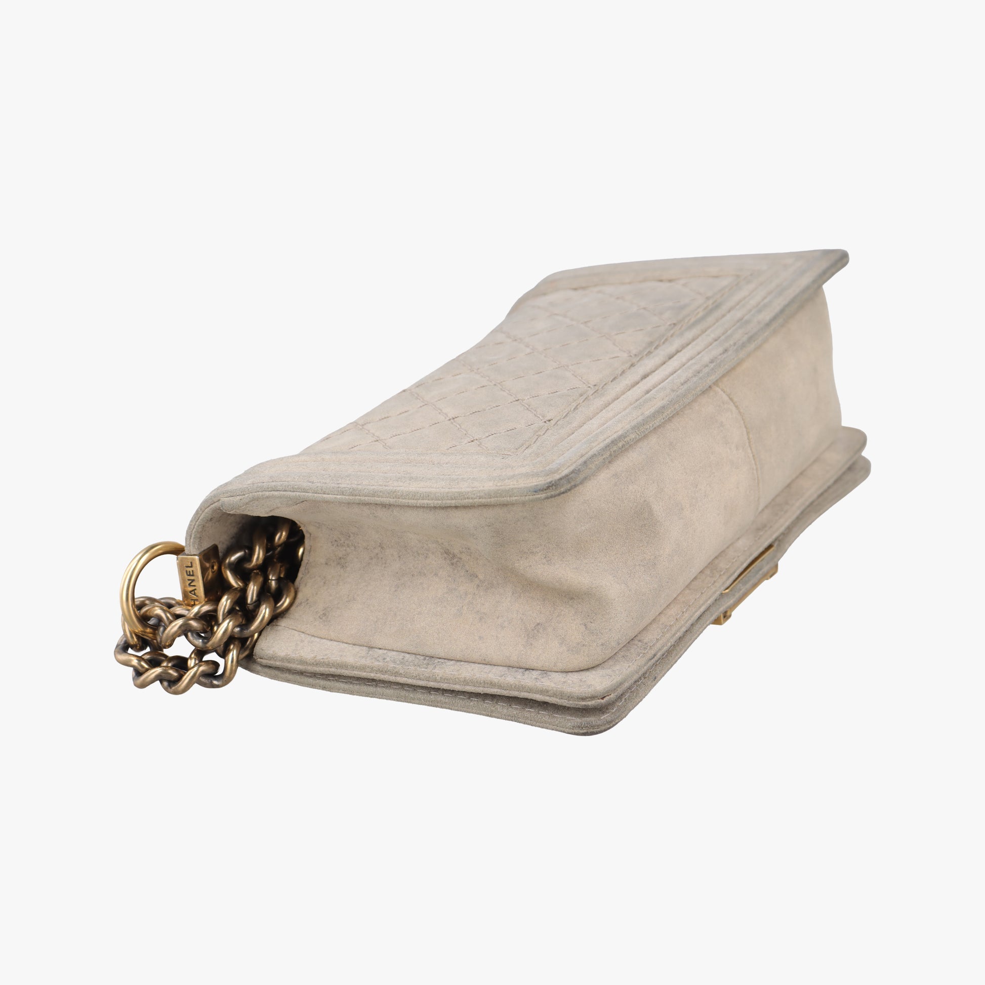 BOY CHANEL Beige suede A66281 18187092ボーイシャネル ベージュ スエード A66281 18187092