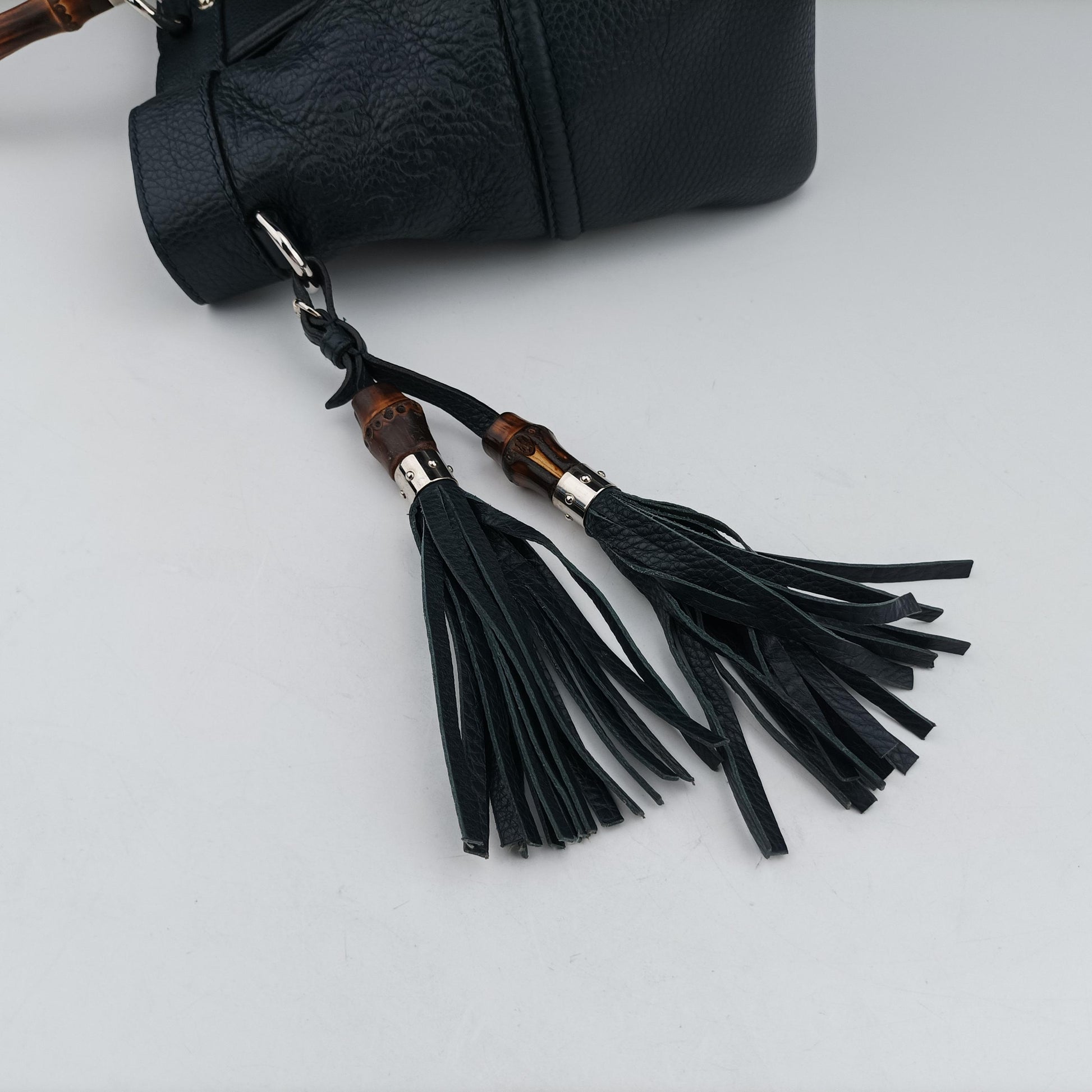 New Bamboo Navy Leather 246860 A7094368ニューバンブー ネイビー レザー 246860 A7094368