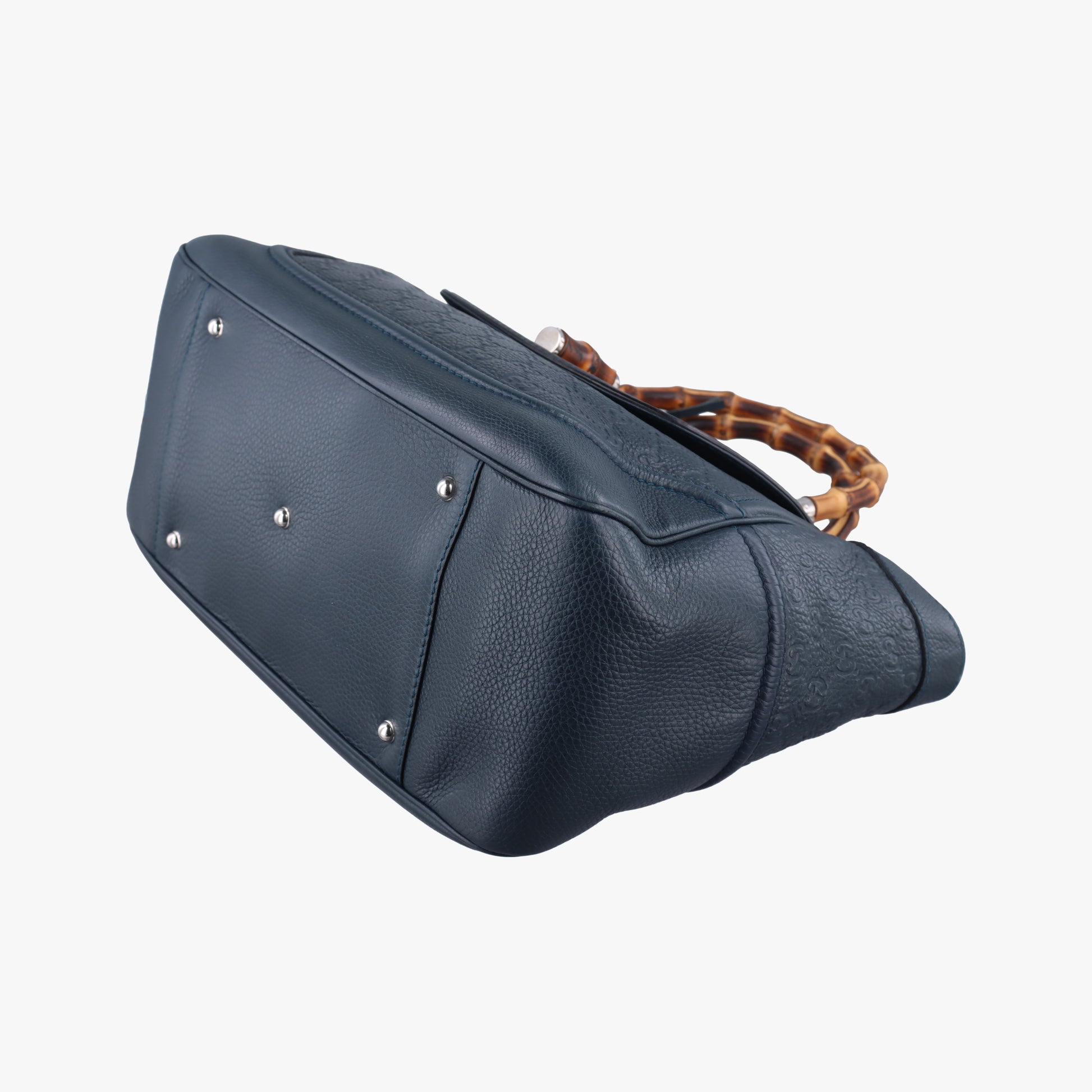 New Bamboo Navy Leather 246860 A7094368ニューバンブー ネイビー レザー 246860 A7094368