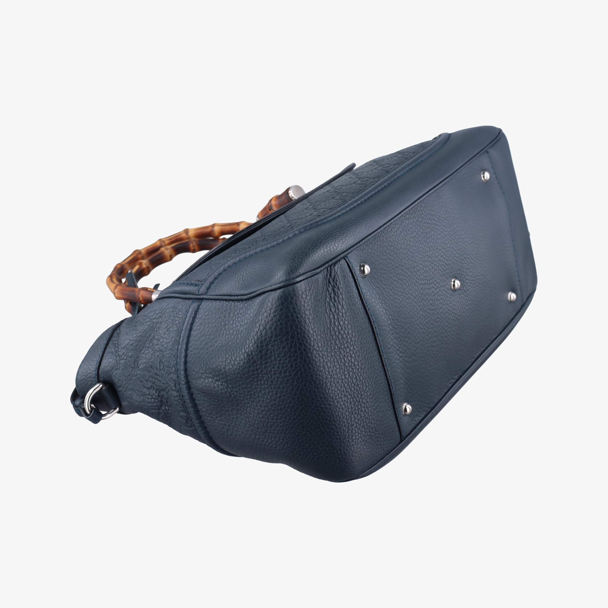 New Bamboo Navy Leather 246860 A7094368ニューバンブー ネイビー レザー 246860 A7094368