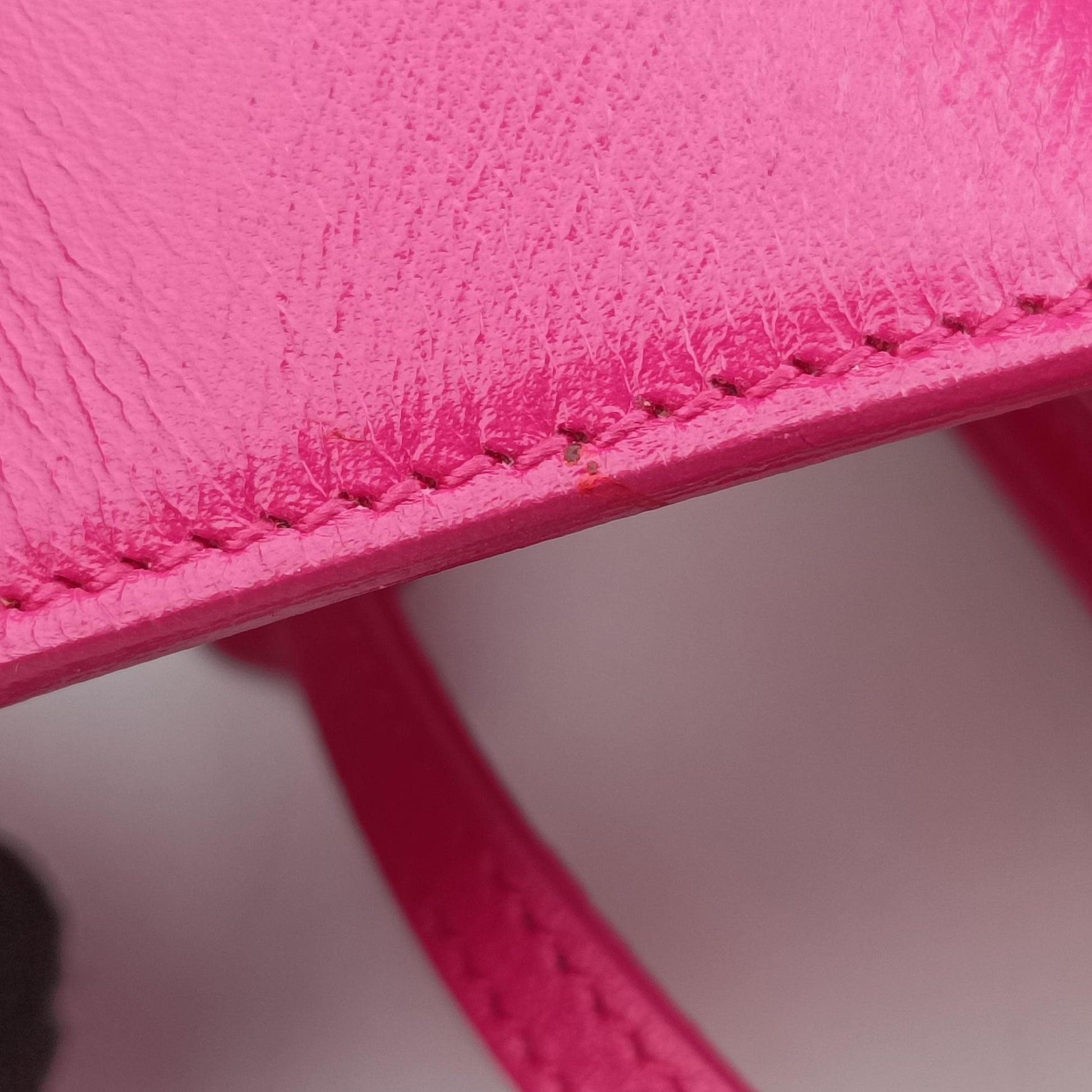 baby Cabas Rose leather 357395 DMR357395.1114ベイビーカバス ローズ レッド レザー 357395 DMR357395.1114