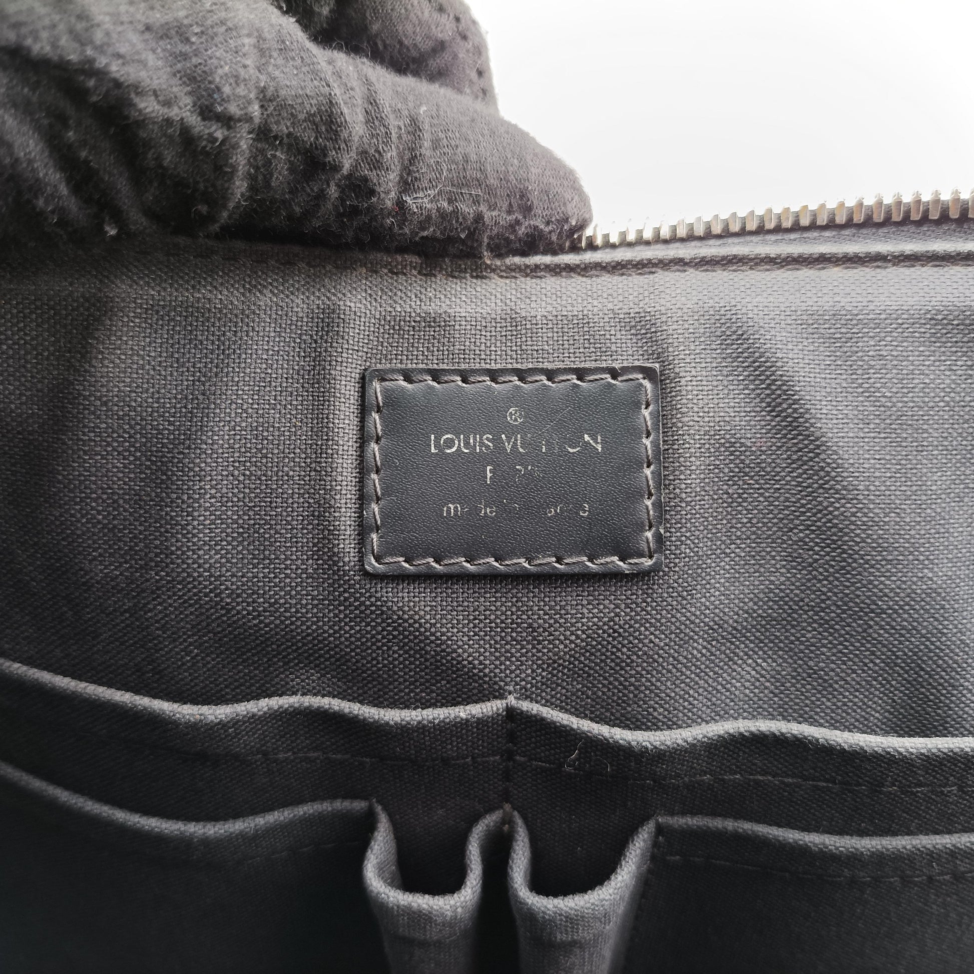 Porte Documents Jour Noir Damier Graphite N48224 SR5103ポルトドキュマン ジュール ノワール ダミエ グラフィット N48224 SR5103