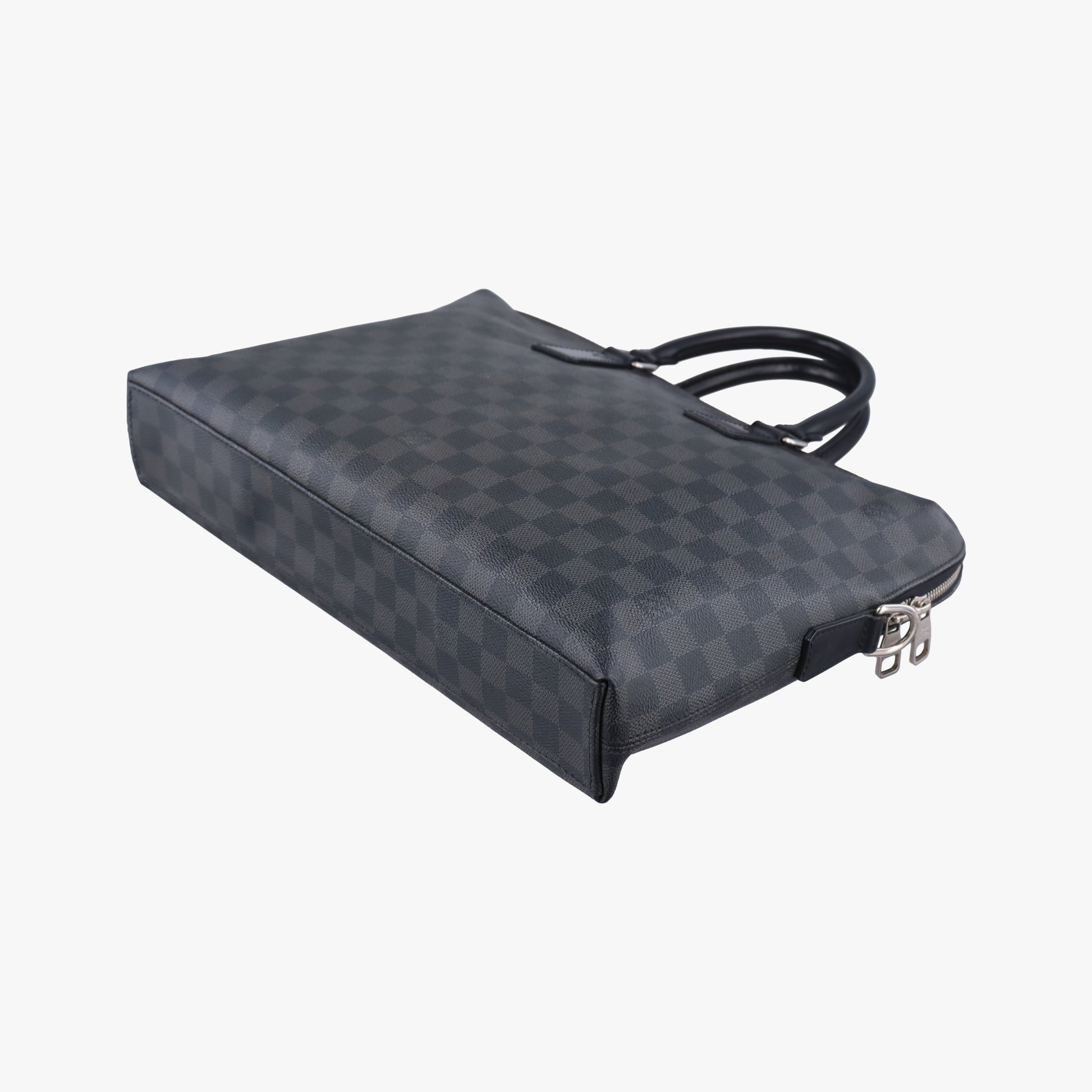 Porte Documents Jour Noir Damier Graphite N48224 SR5103ポルトドキュマン ジュール ノワール ダミエ グラフィット N48224 SR5103