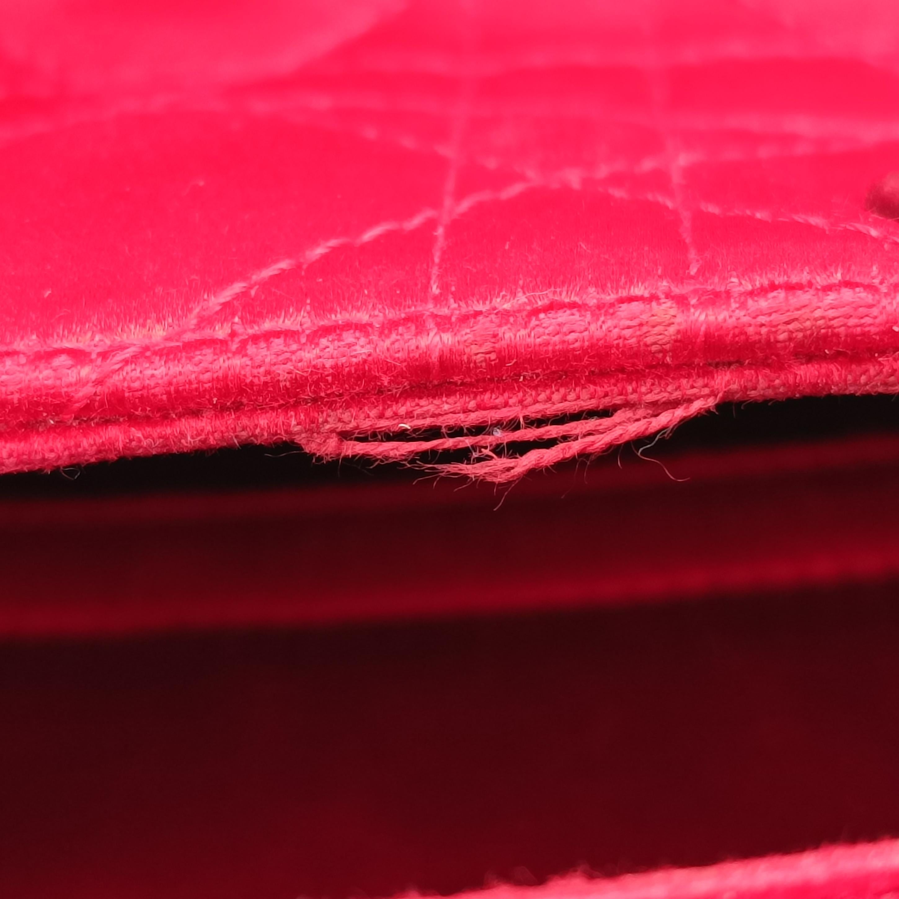 Lady Dior Red silk MA-0929レディディオール レッド シルク MA-0929