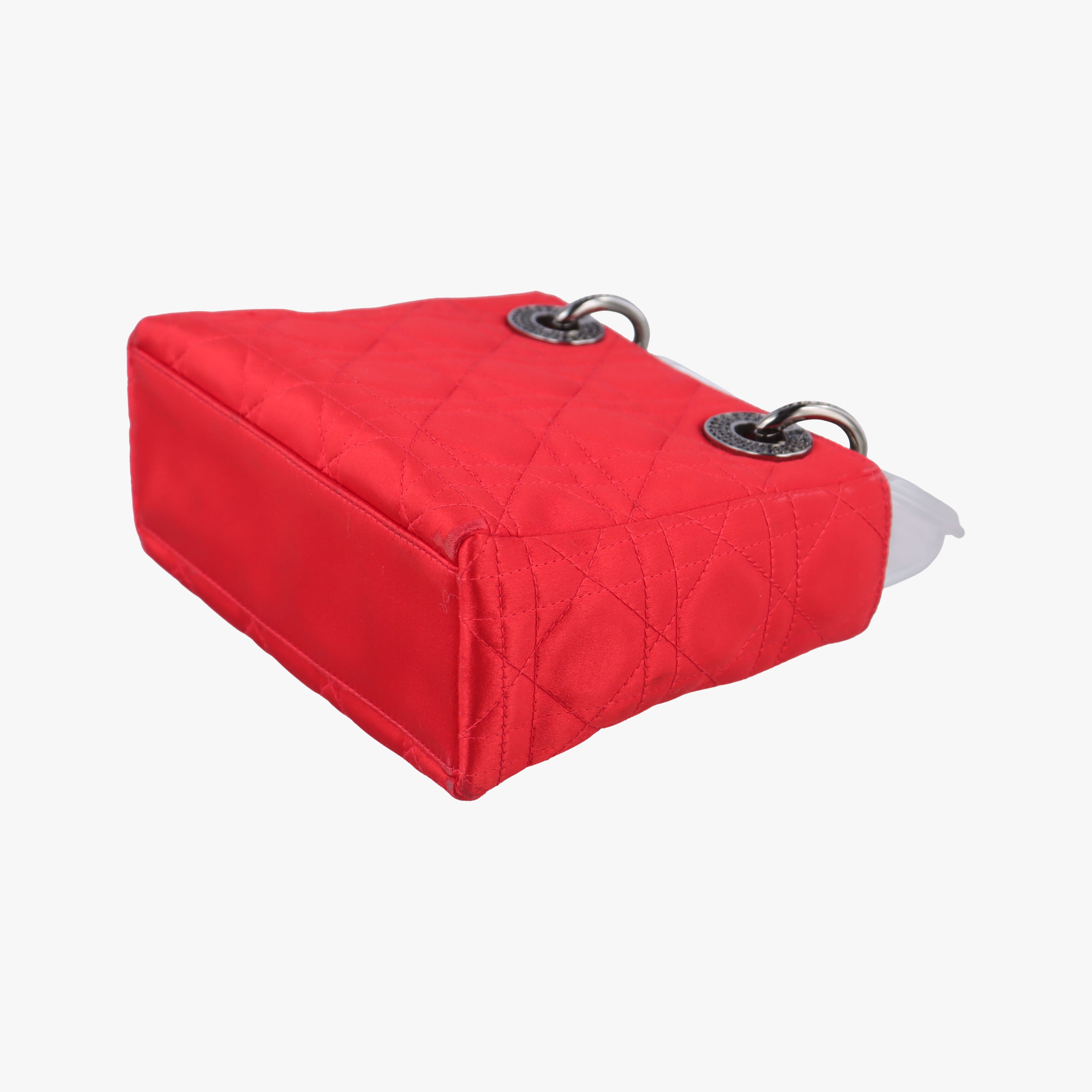 Lady Dior Red silk MA-0929レディディオール レッド シルク MA-0929