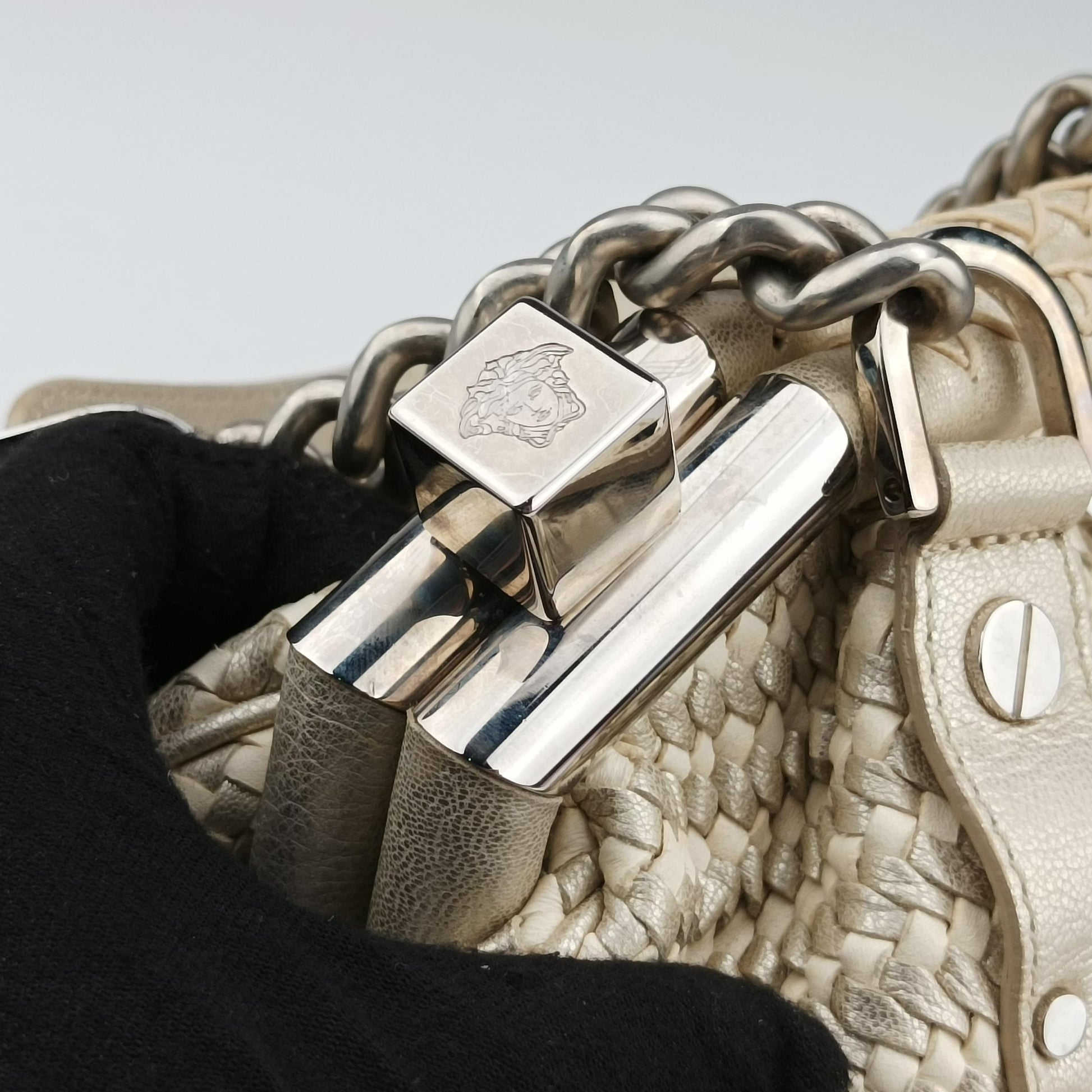 Medusa Beige leather メデゥーサ ベージュ レザー 