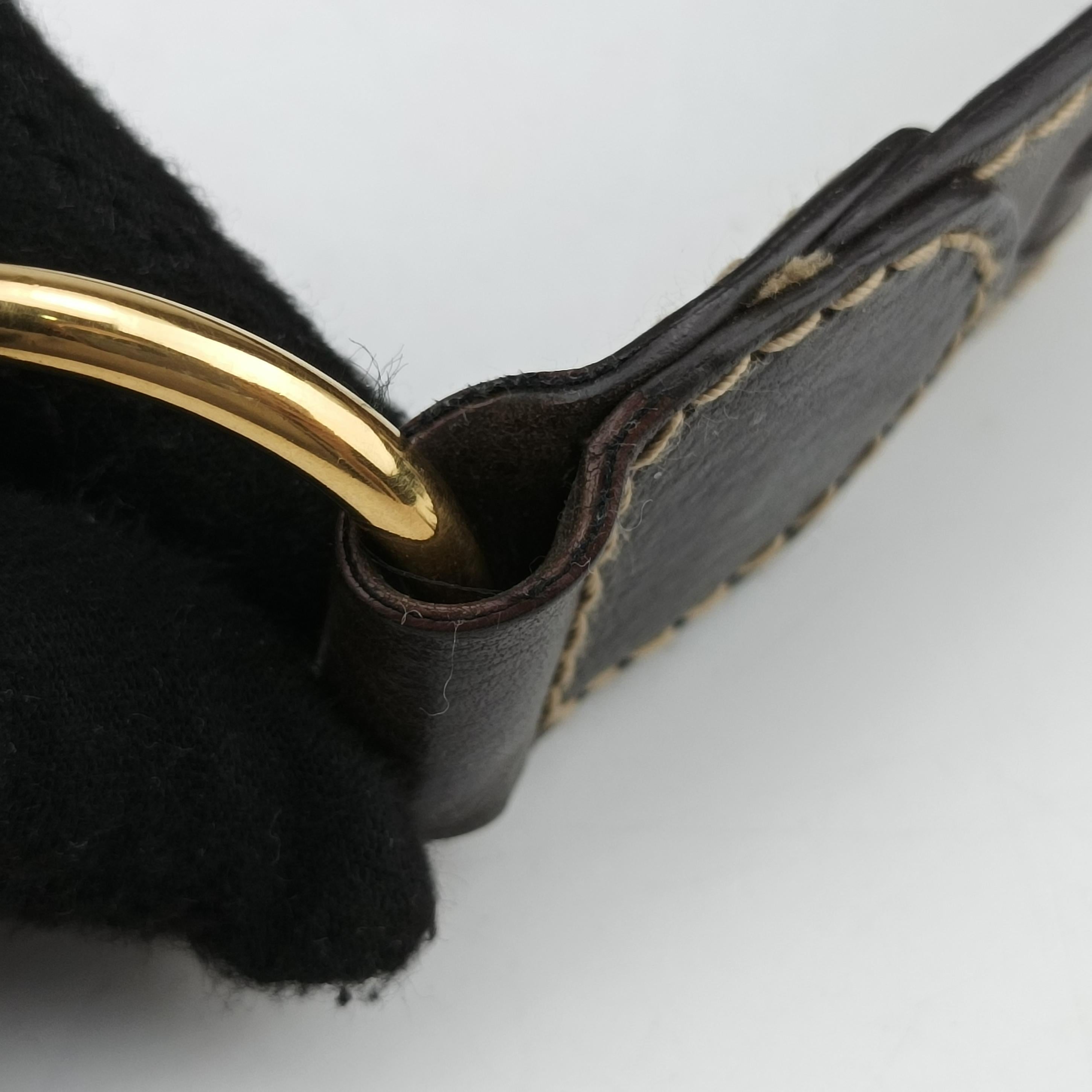 Monogram GG Brown Leather x canvas 220145 I4460468モノグラムジージー ブラウン レザー×キャンバス 220145 I4460468