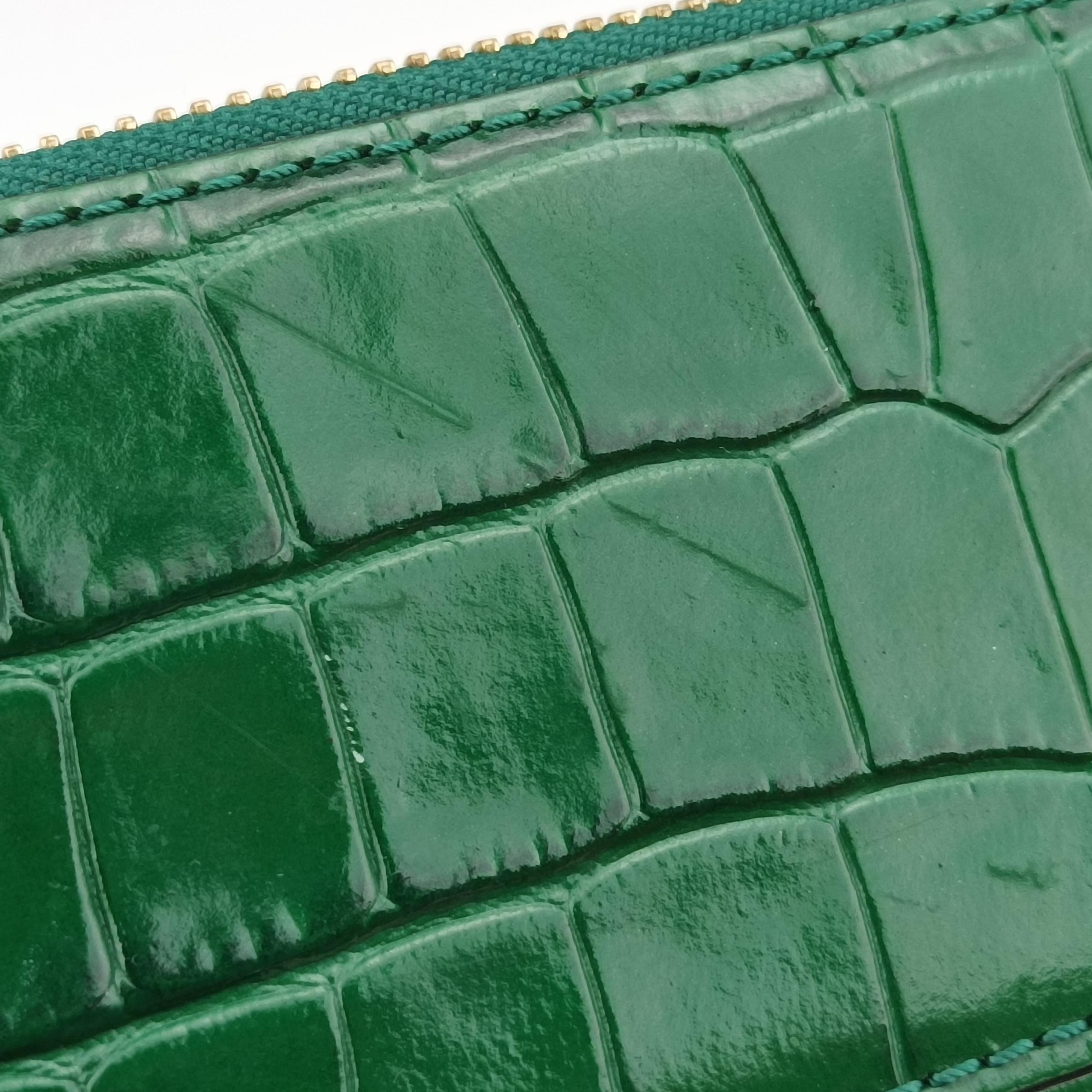 Croc Mini C Vanity Green leather 03-20-60-65クロックミニCバニティ グリーン レザー 03-20-60-65