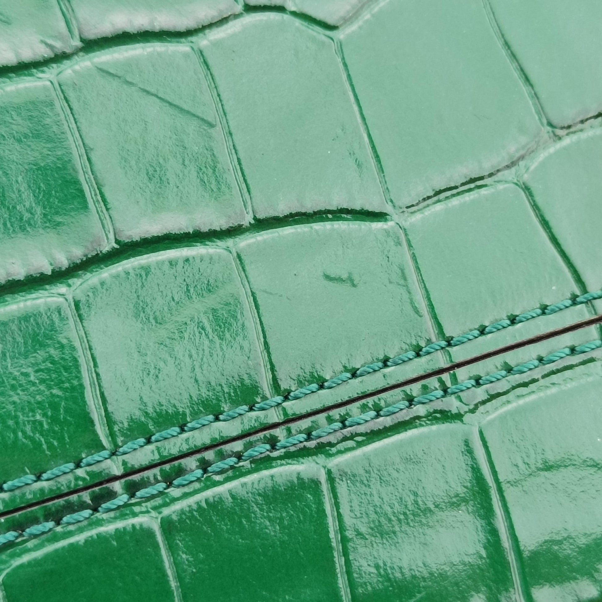 Croc Mini C Vanity Green leather 03-20-60-65クロックミニCバニティ グリーン レザー 03-20-60-65