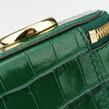Croc Mini C Vanity Green leather 03-20-60-65クロックミニCバニティ グリーン レザー 03-20-60-65
