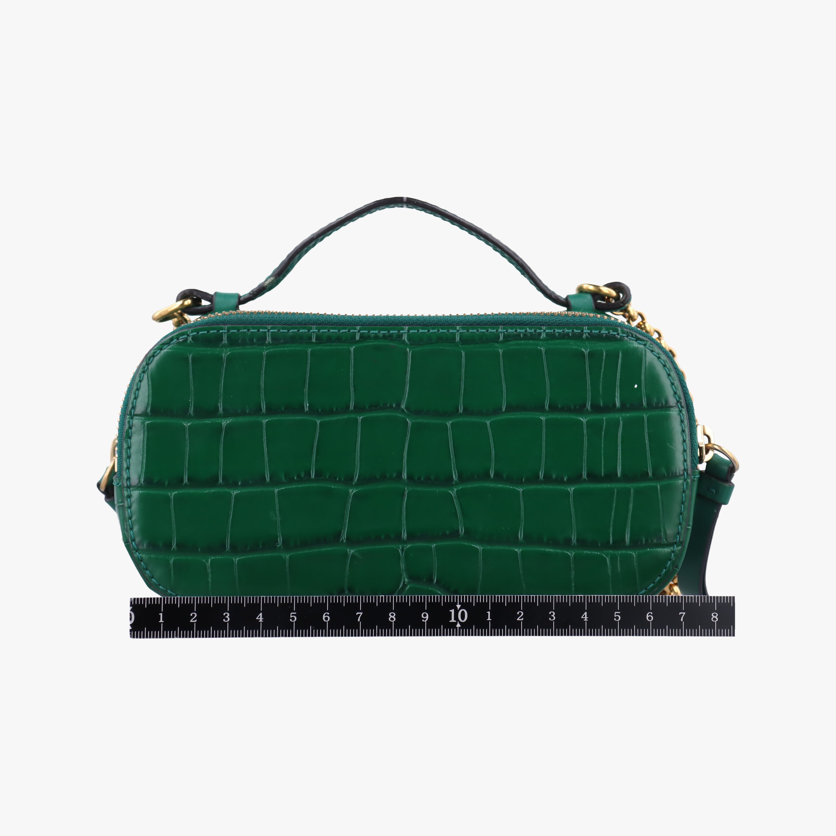 Croc Mini C Vanity Green leather 03-20-60-65クロックミニCバニティ グリーン レザー 03-20-60-65