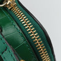 Croc Mini C Vanity Green leather 03-20-60-65クロックミニCバニティ グリーン レザー 03-20-60-65