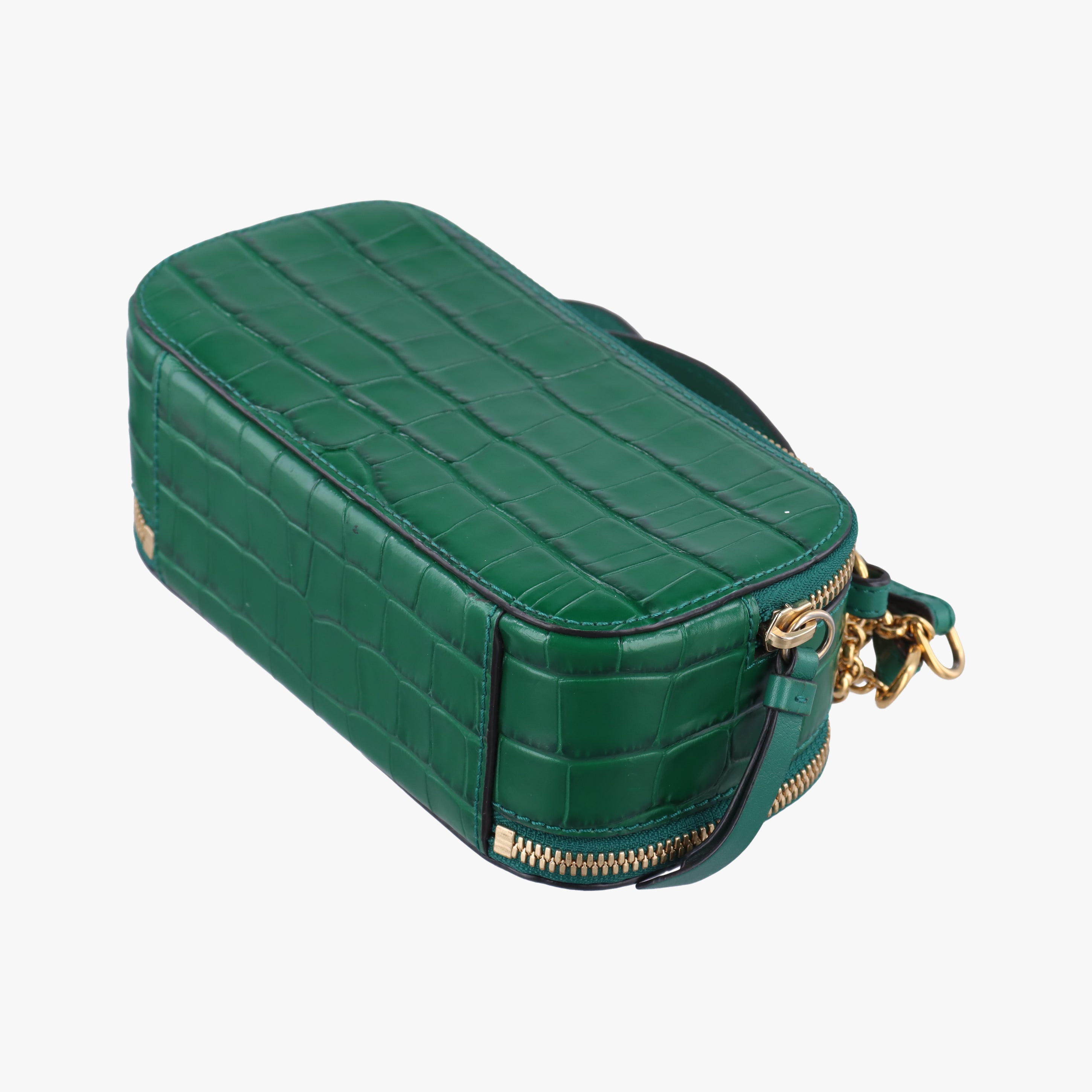 Croc Mini C Vanity Green leather 03-20-60-65クロックミニCバニティ グリーン レザー 03-20-60-65