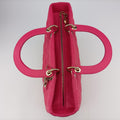 Lady Dior Rose lambskin 18-MA-0124レディディオール ローズ レッド ラムスキン 18-MA-0124