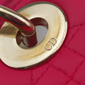 Lady Dior Rose lambskin 18-MA-0124レディディオール ローズ レッド ラムスキン 18-MA-0124