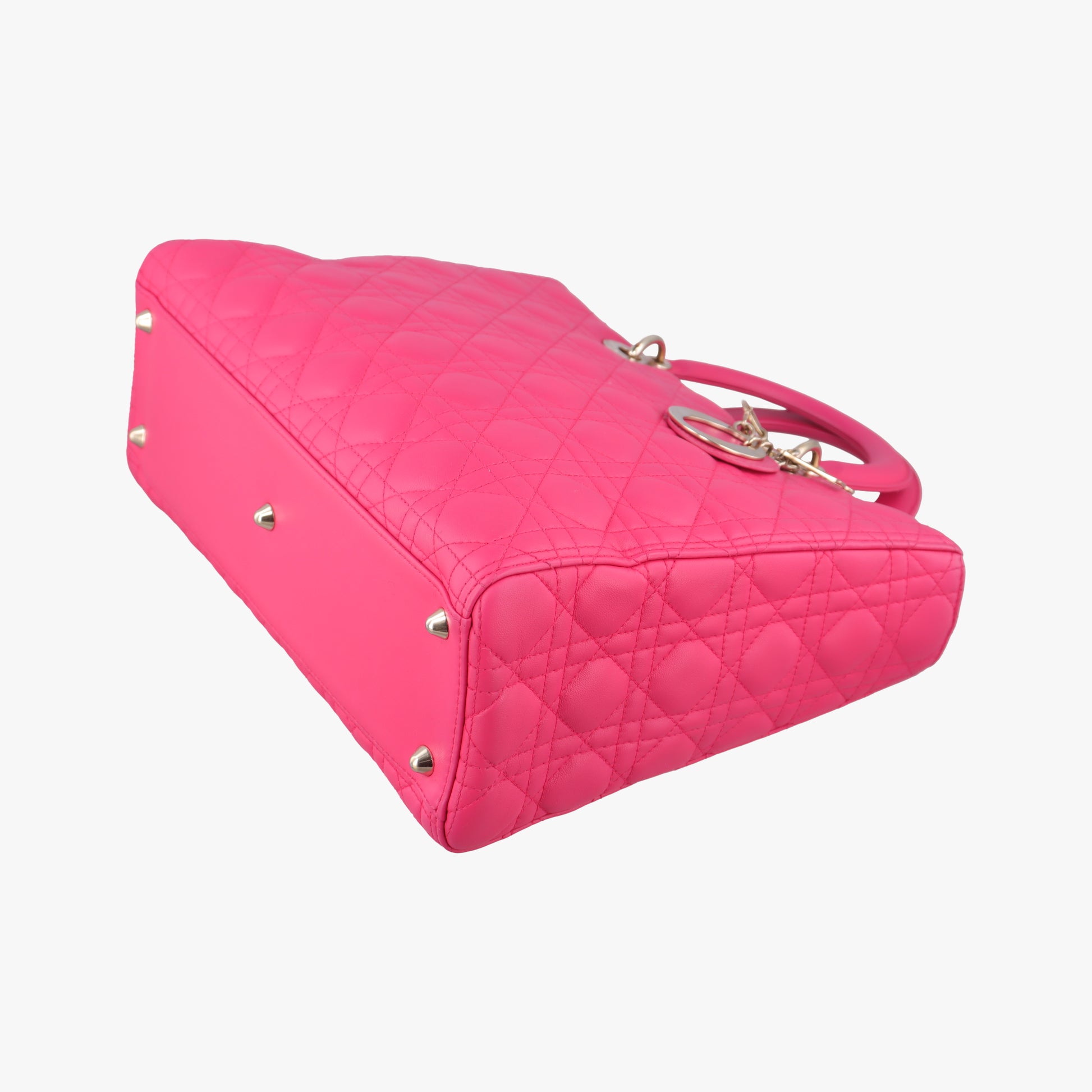 Lady Dior Rose lambskin 18-MA-0124レディディオール ローズ レッド ラムスキン 18-MA-0124