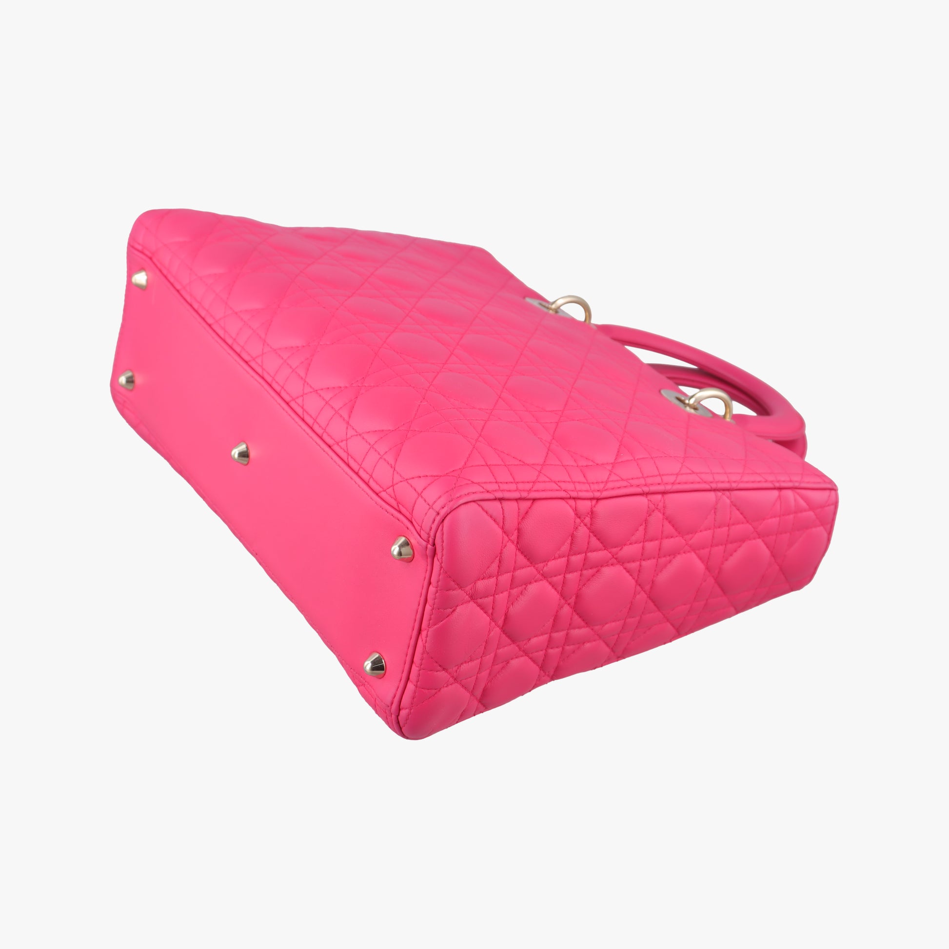 Lady Dior Rose lambskin 18-MA-0124レディディオール ローズ レッド ラムスキン 18-MA-0124