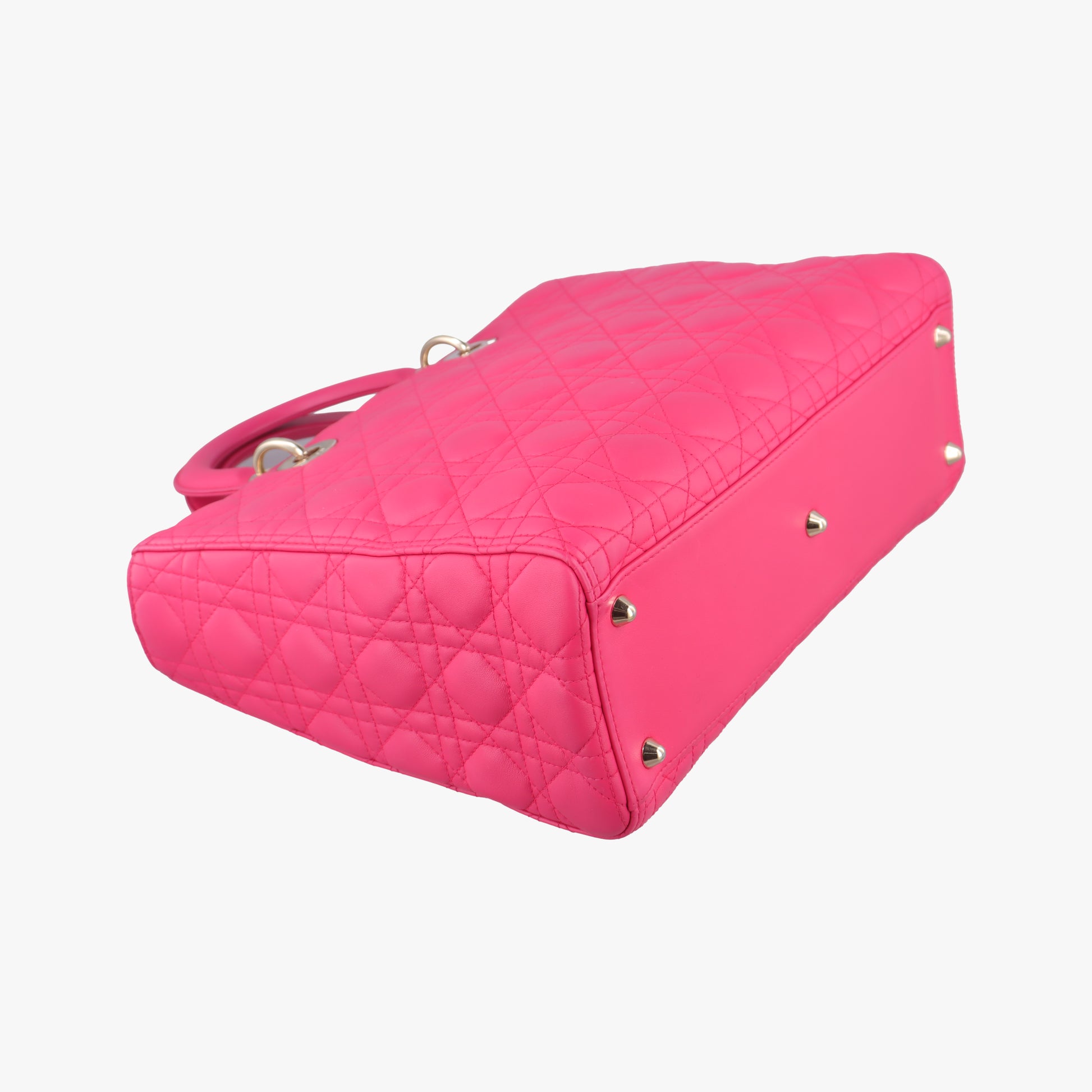 Lady Dior Rose lambskin 18-MA-0124レディディオール ローズ レッド ラムスキン 18-MA-0124