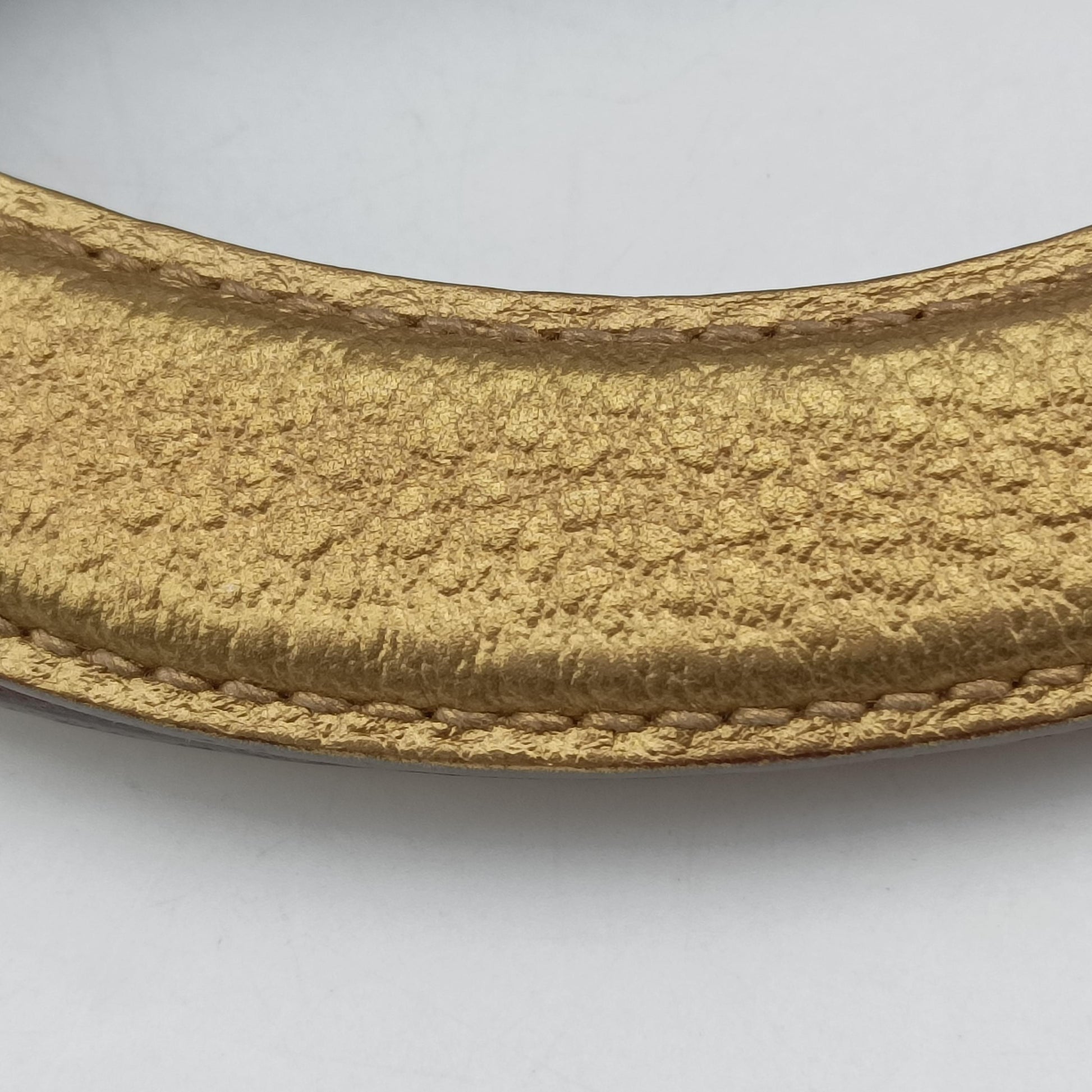 Punch Handle tote Golden×beige Leather x canvas 145787 パンチハンドルトート ゴールド×ベージュ レザー×キャンバス 145787 