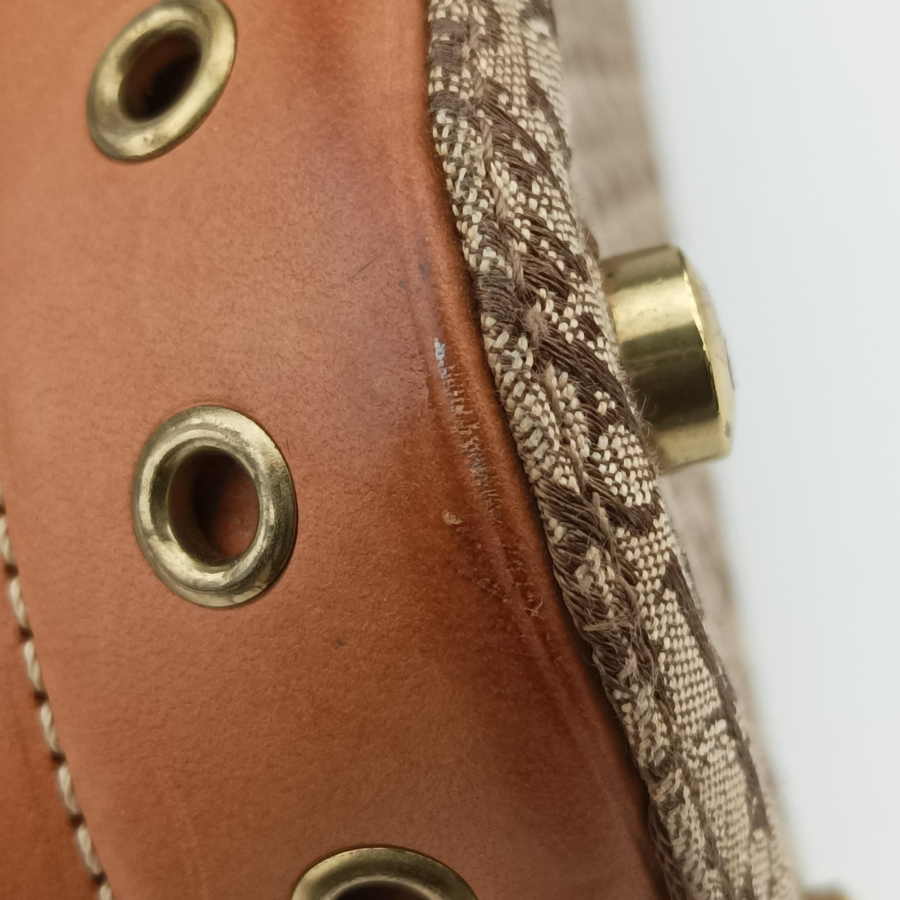 Street Chic Trotter Beige x brown canvas x leather 03BM-1022ストリートシックトロッター ベージュ×ブラウン キャンバス×レザー 03BM-1022