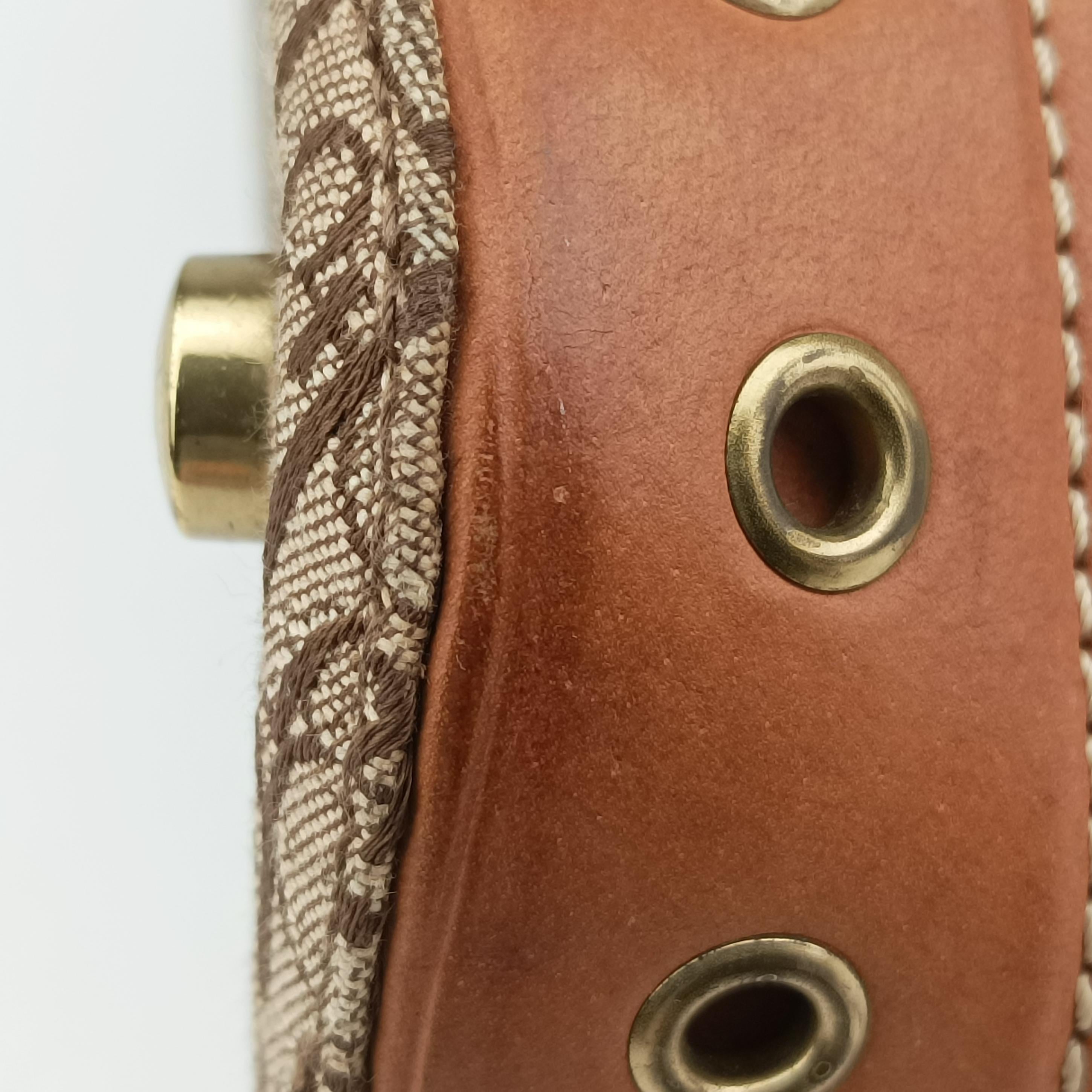 Street Chic Trotter Beige x brown canvas x leather 03BM-1022ストリートシックトロッター ベージュ×ブラウン キャンバス×レザー 03BM-1022