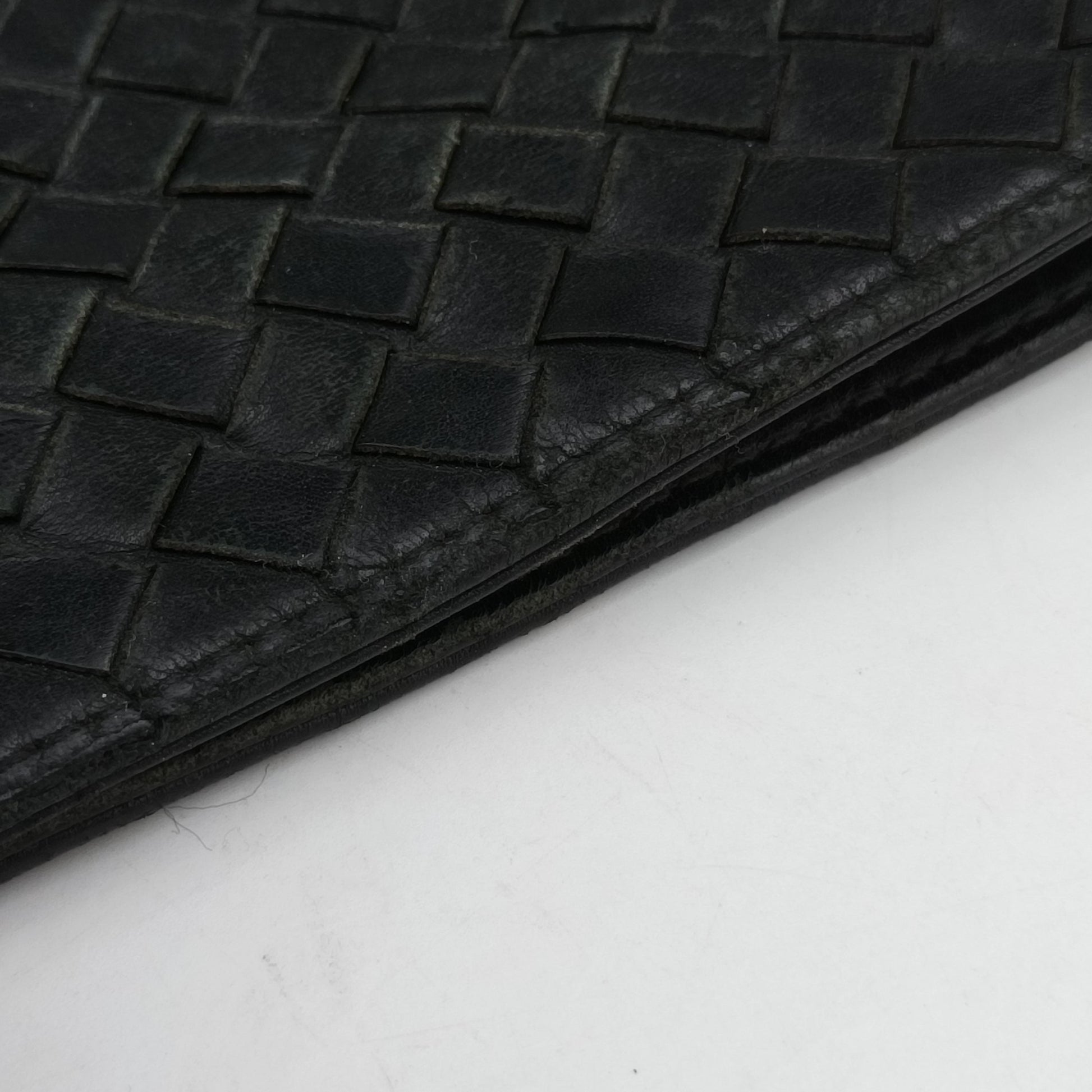 Intrecciato Black lambskin B02867630Cイントレチャート ブラック ラムスキン B02867630C