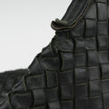 Intrecciato Black lambskin B02867630Cイントレチャート ブラック ラムスキン B02867630C