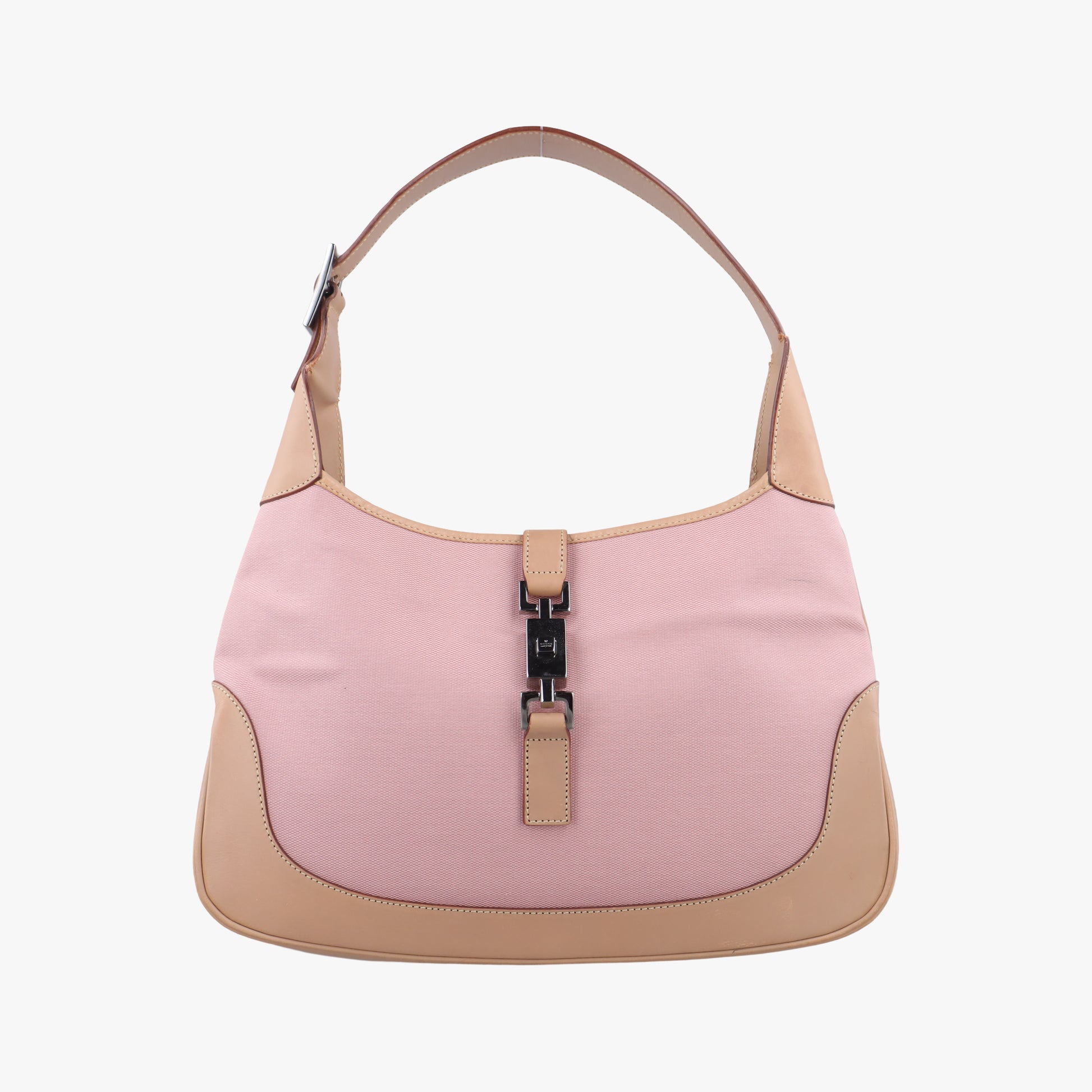 Jackie Pink fabric× leather 001.33 ジャッキー ピンク ファブリック×レザー 001.33 