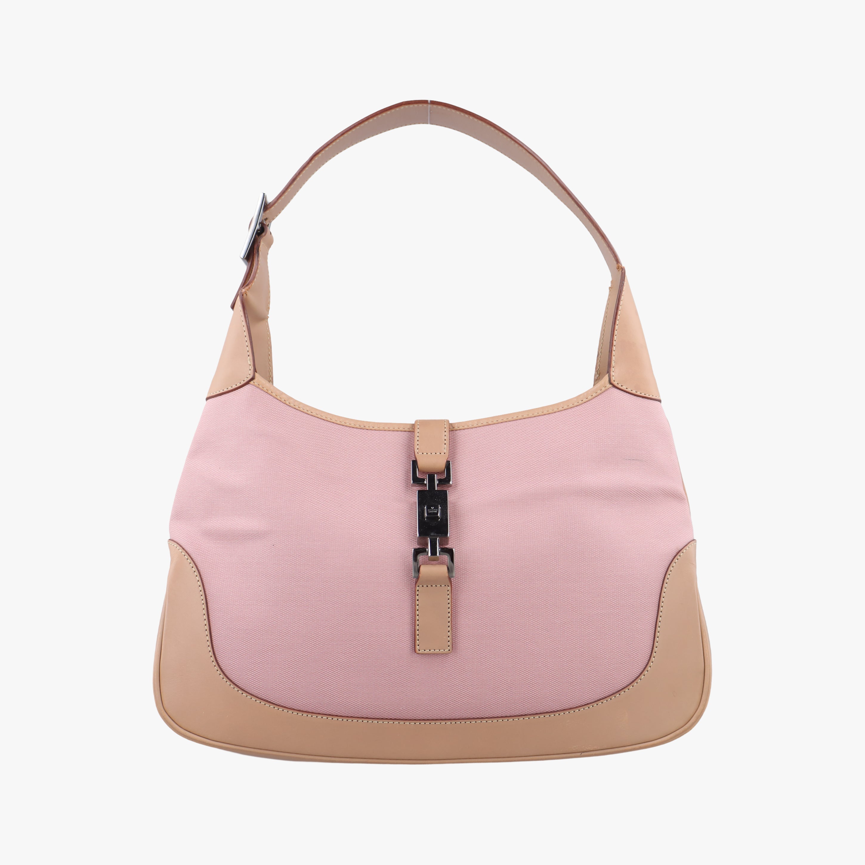 Jackie Pink fabric× leather 001.33 ジャッキー ピンク ファブリック×レザー 001.33 