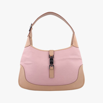 Jackie Pink fabric× leather 001.33 ジャッキー ピンク ファブリック×レザー 001.33 