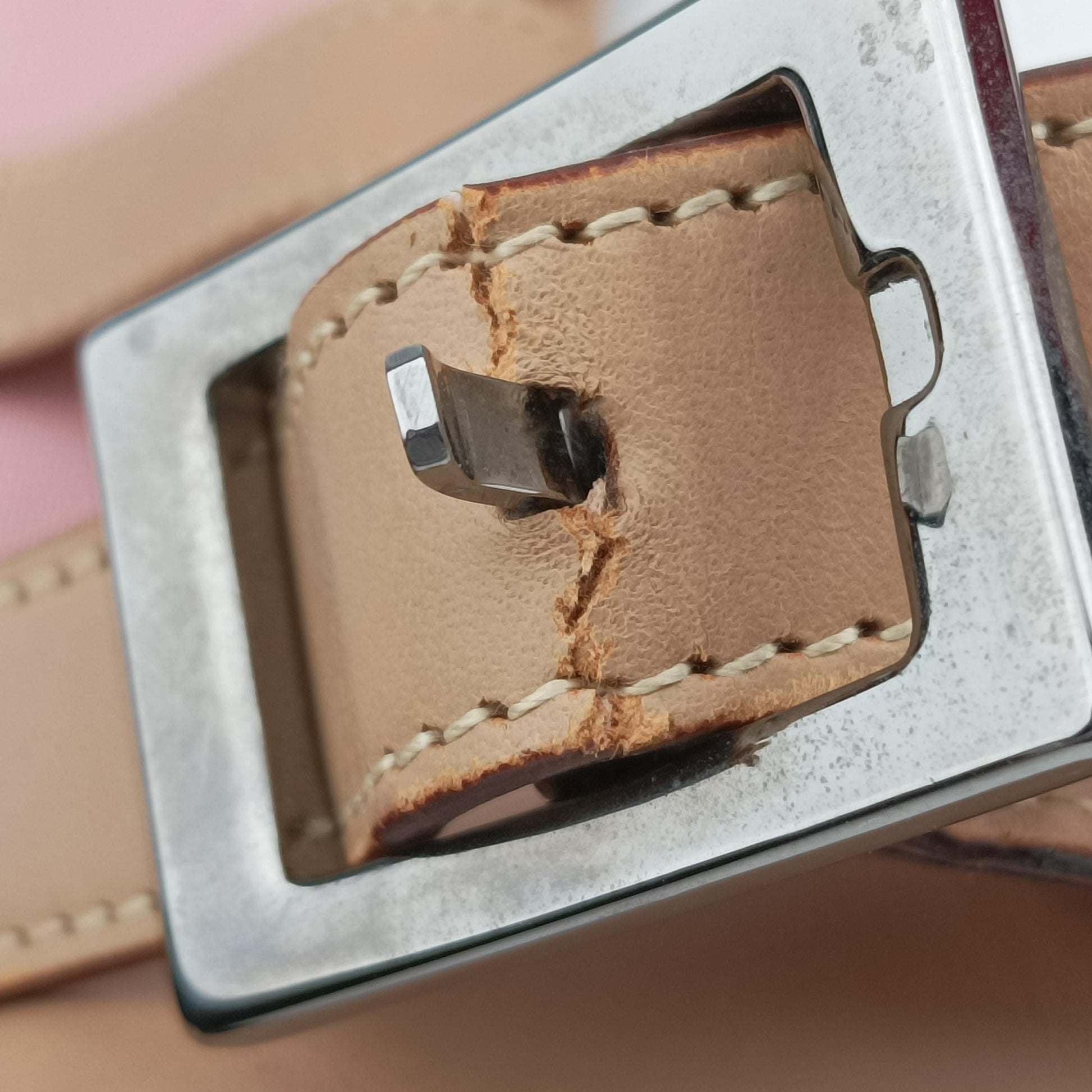 Jackie Pink fabric× leather 001.33 ジャッキー ピンク ファブリック×レザー 001.33 