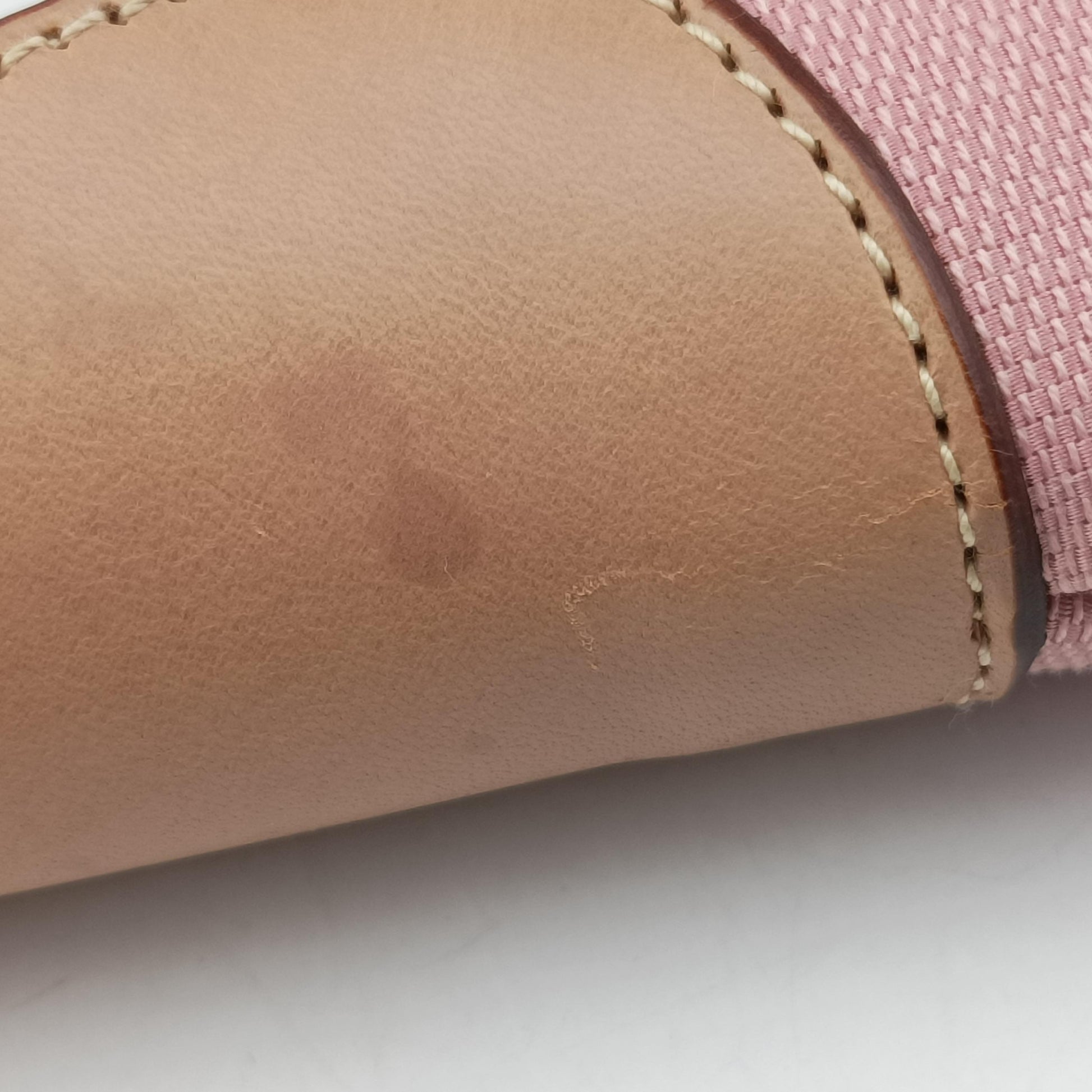 Jackie Pink fabric× leather 001.33 ジャッキー ピンク ファブリック×レザー 001.33 