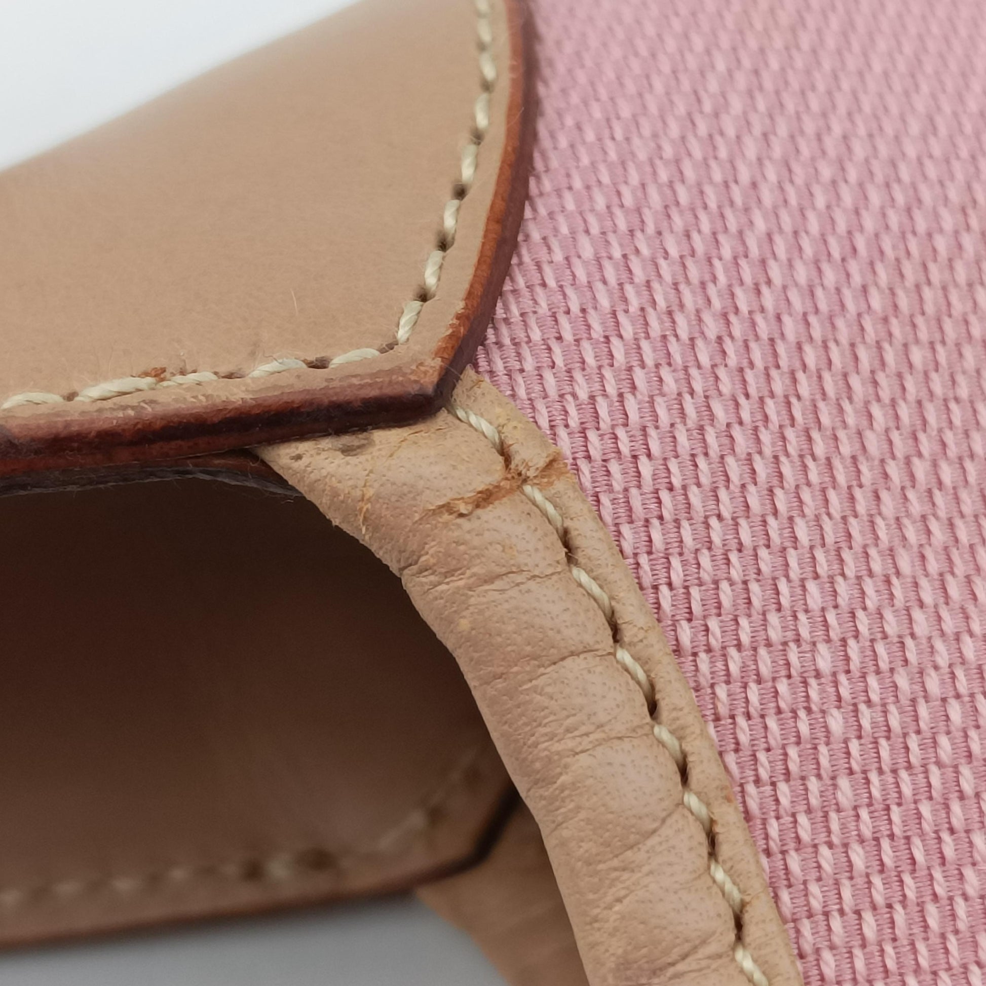 Jackie Pink fabric× leather 001.33 ジャッキー ピンク ファブリック×レザー 001.33 