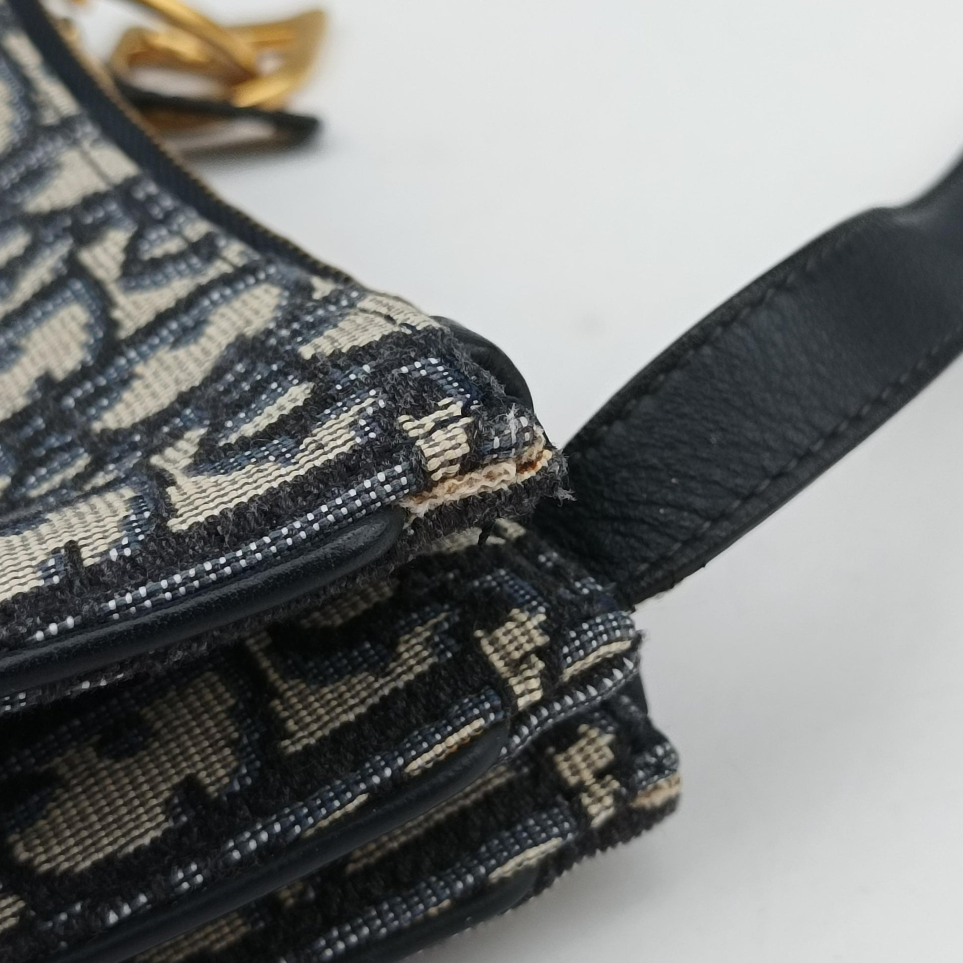 Saddle Navy×gray Jacquard 12-MA-0139サドル ネイビー×グレー ジャガード 12-MA-0139