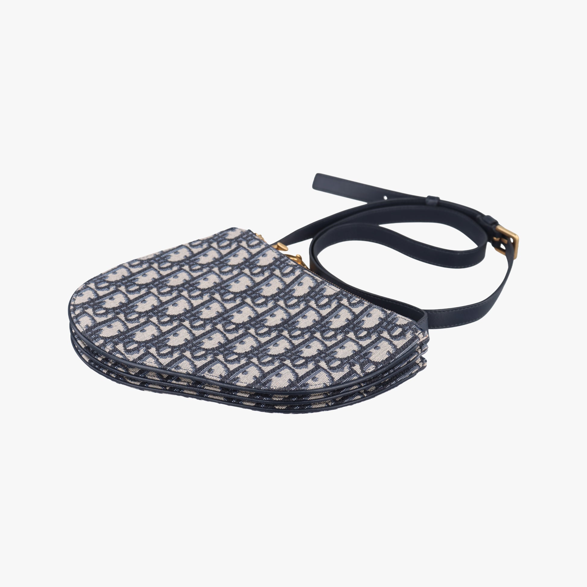 Saddle Navy×gray Jacquard 12-MA-0139サドル ネイビー×グレー ジャガード 12-MA-0139