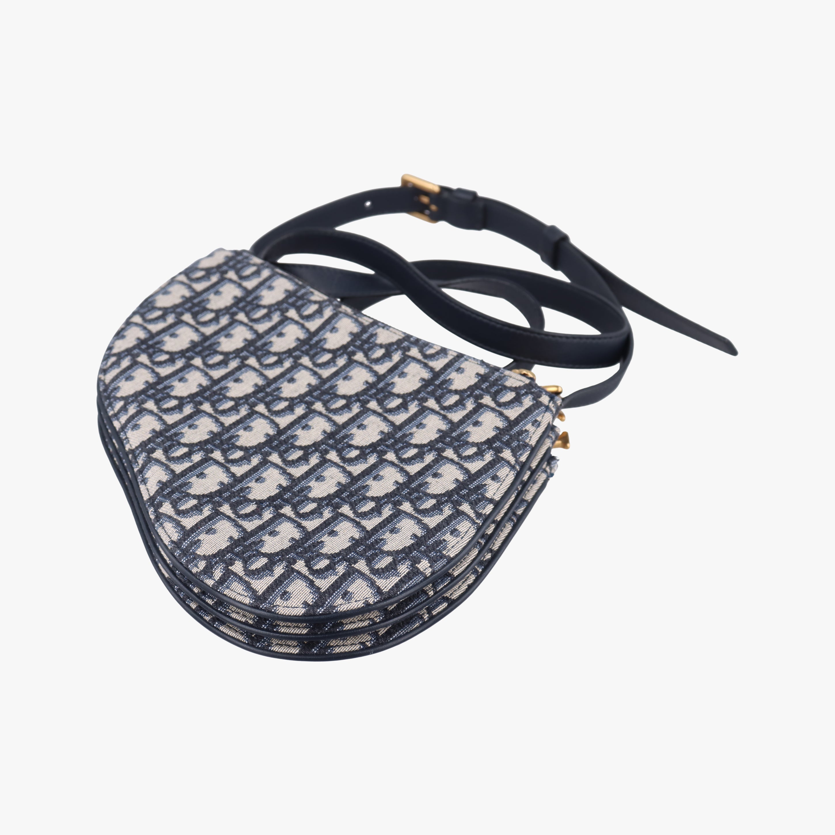 Saddle Navy×gray Jacquard 12-MA-0139サドル ネイビー×グレー ジャガード 12-MA-0139