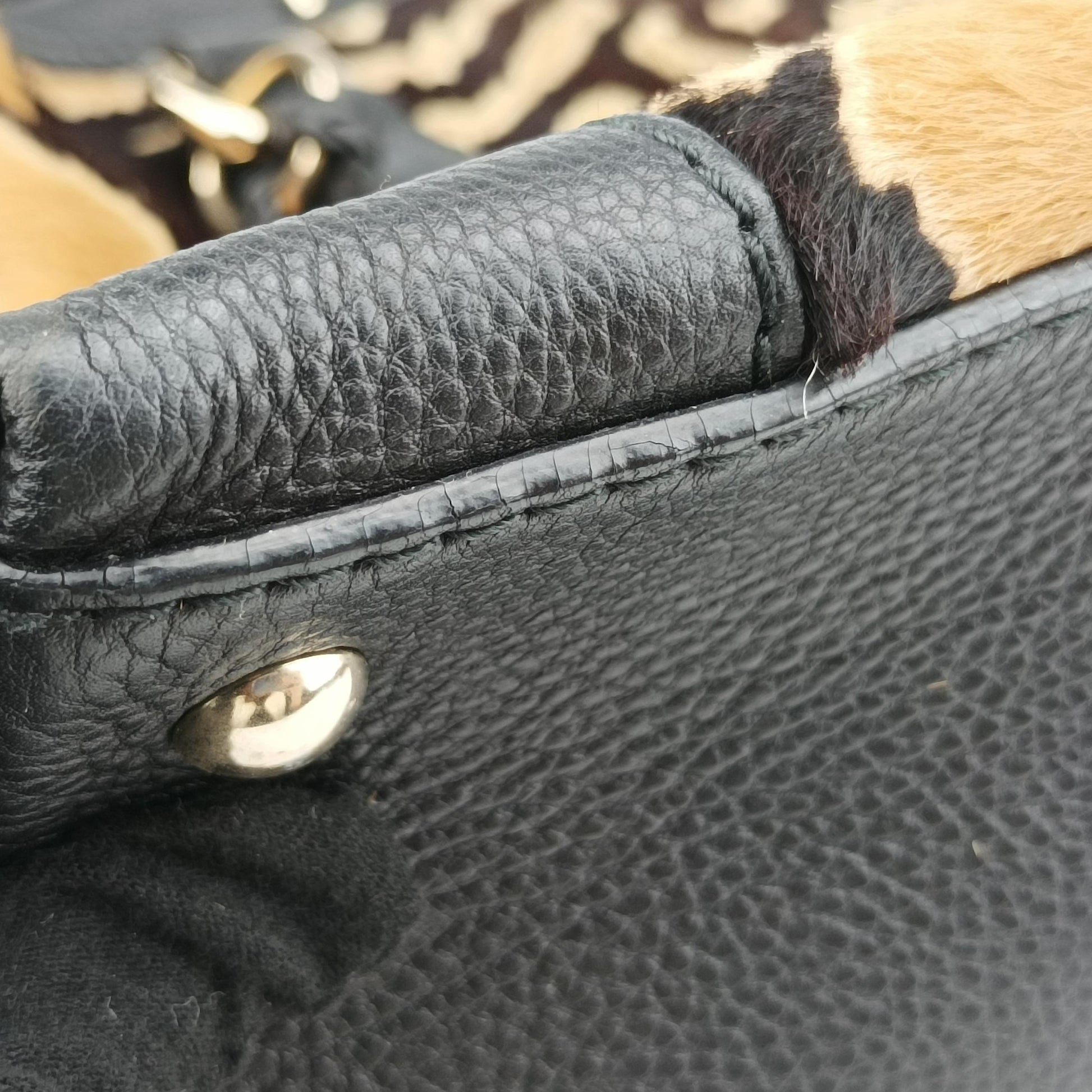 Marrakech Hobo Multicolour ponyhair×leather 295326 I012590546マラケシュ ホーボー マルチカラー ハラコ×レザー 295326 I012590546