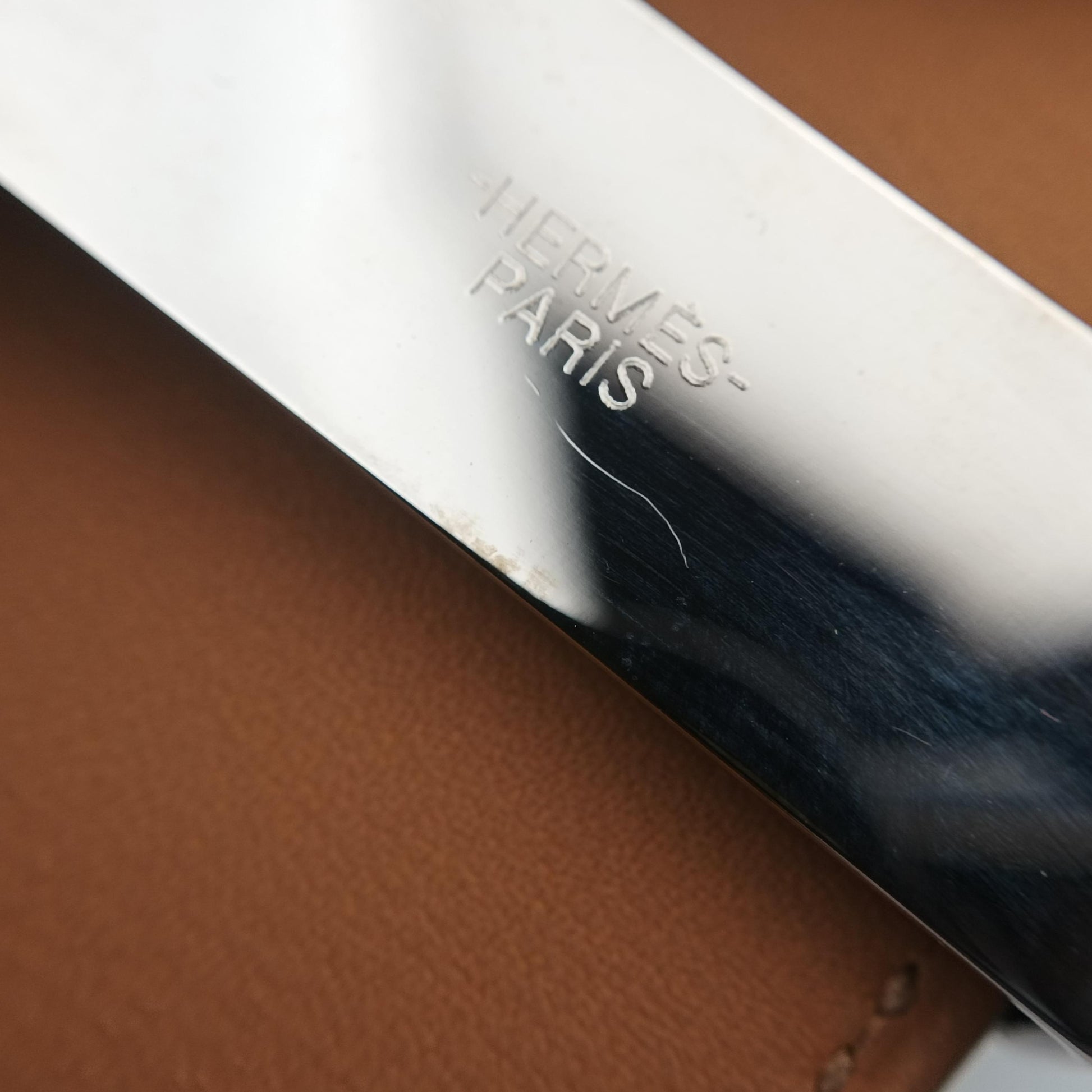 Collier de Chien Black×silver Leather x GP S N▢Q 40コリエ ド シアン ブラック×シルバー レザー×GP S N▢Q 40